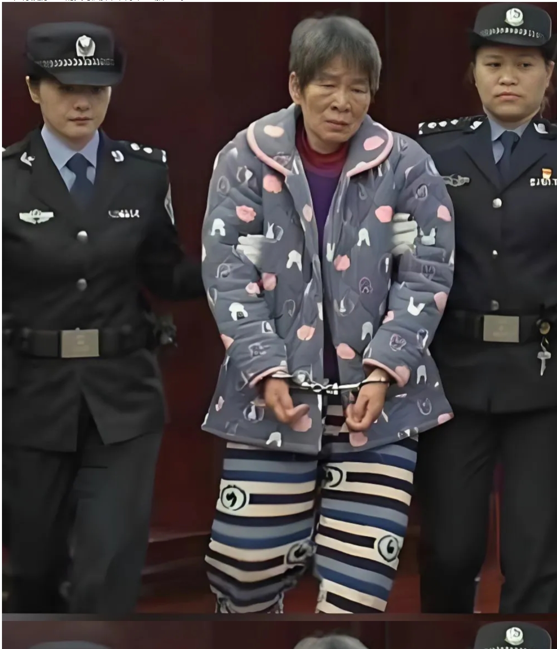 她和大20岁的姘夫龚某非法同居后,生下了一个孩子,然后自己亲自几千块