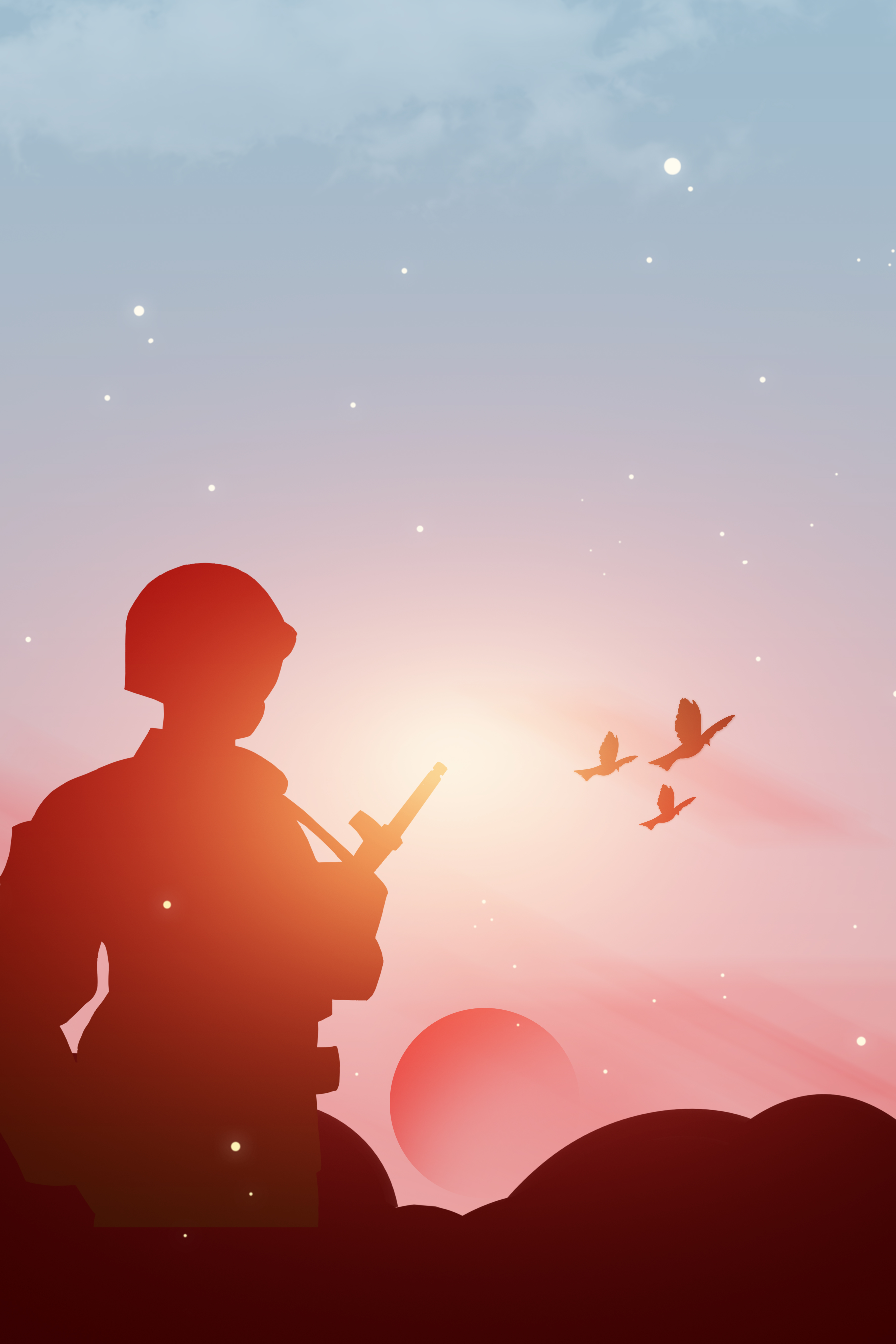 千库网# 建军节致敬海报背景:爱国情愫,英雄赞歌,共燃赤子之心!