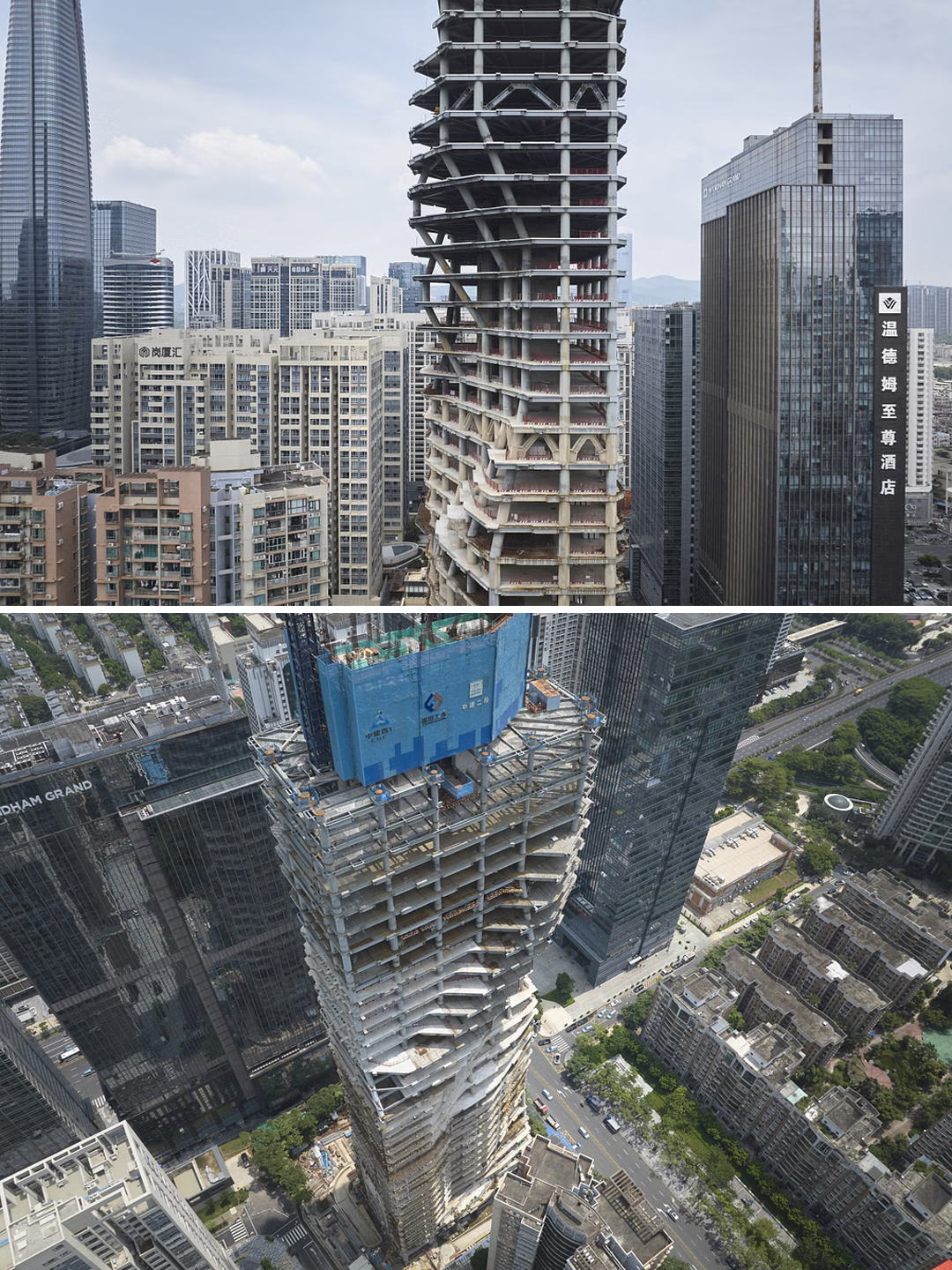 深圳福田"变形金刚"立面初具规模!