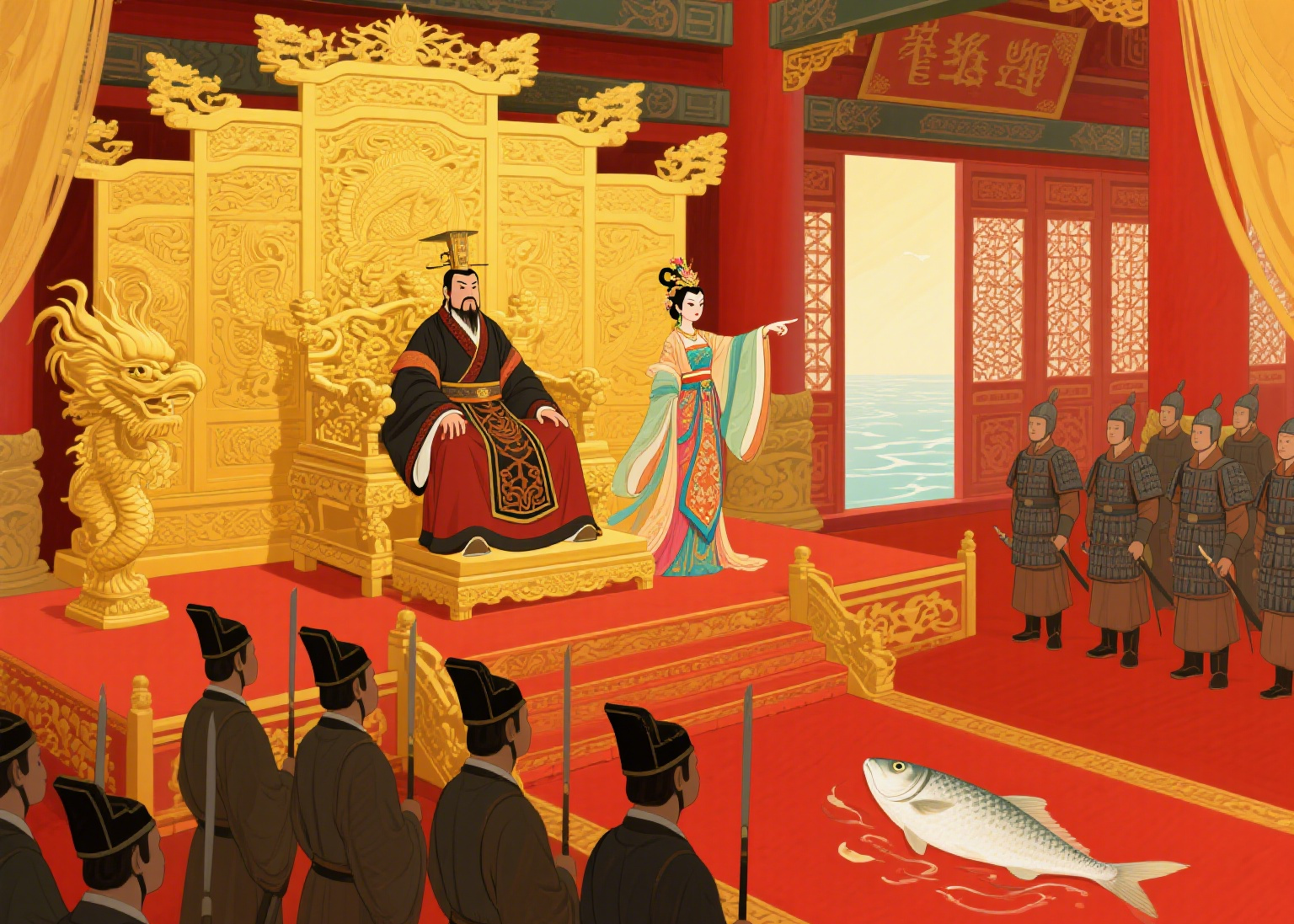 那年淇水涨了三月,河底翻出的淤泥都带着腥气