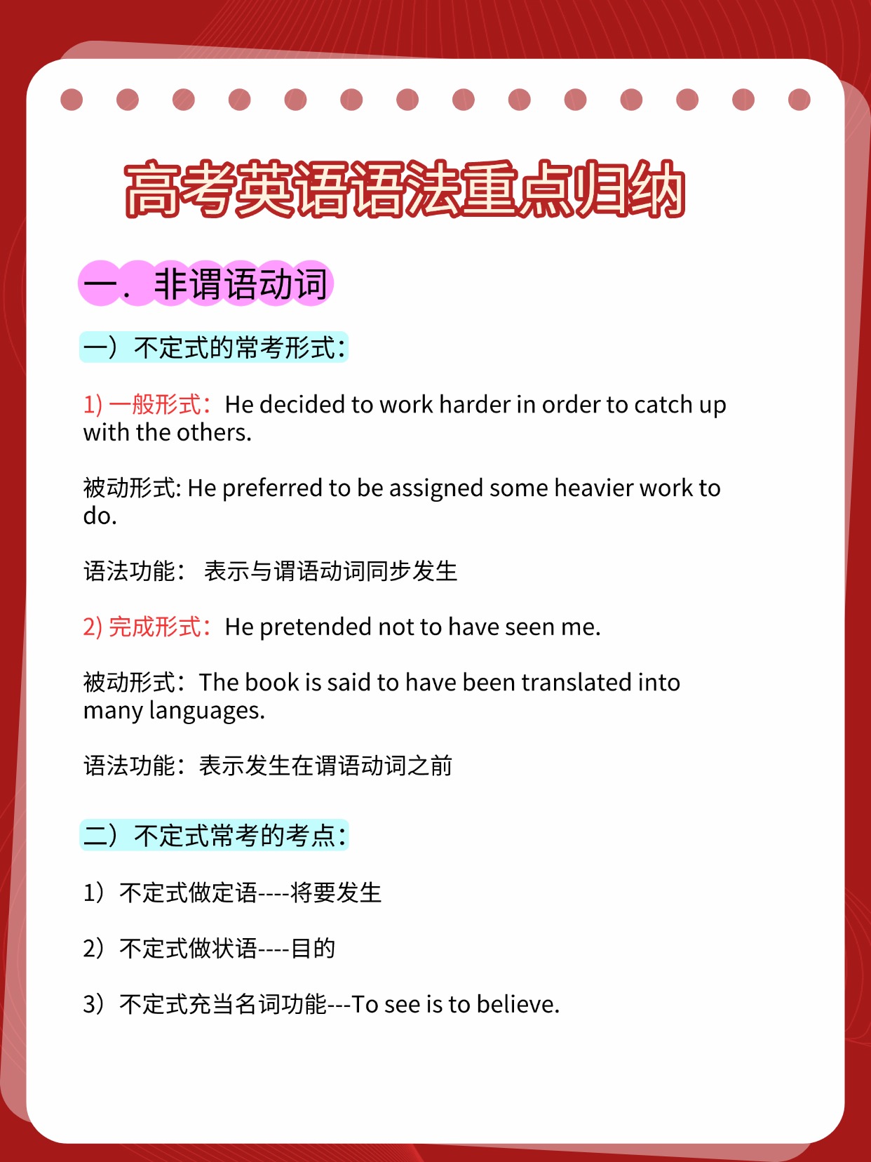 关于高考英语易错点汇总（语法/词汇/阅读/写作）的信息