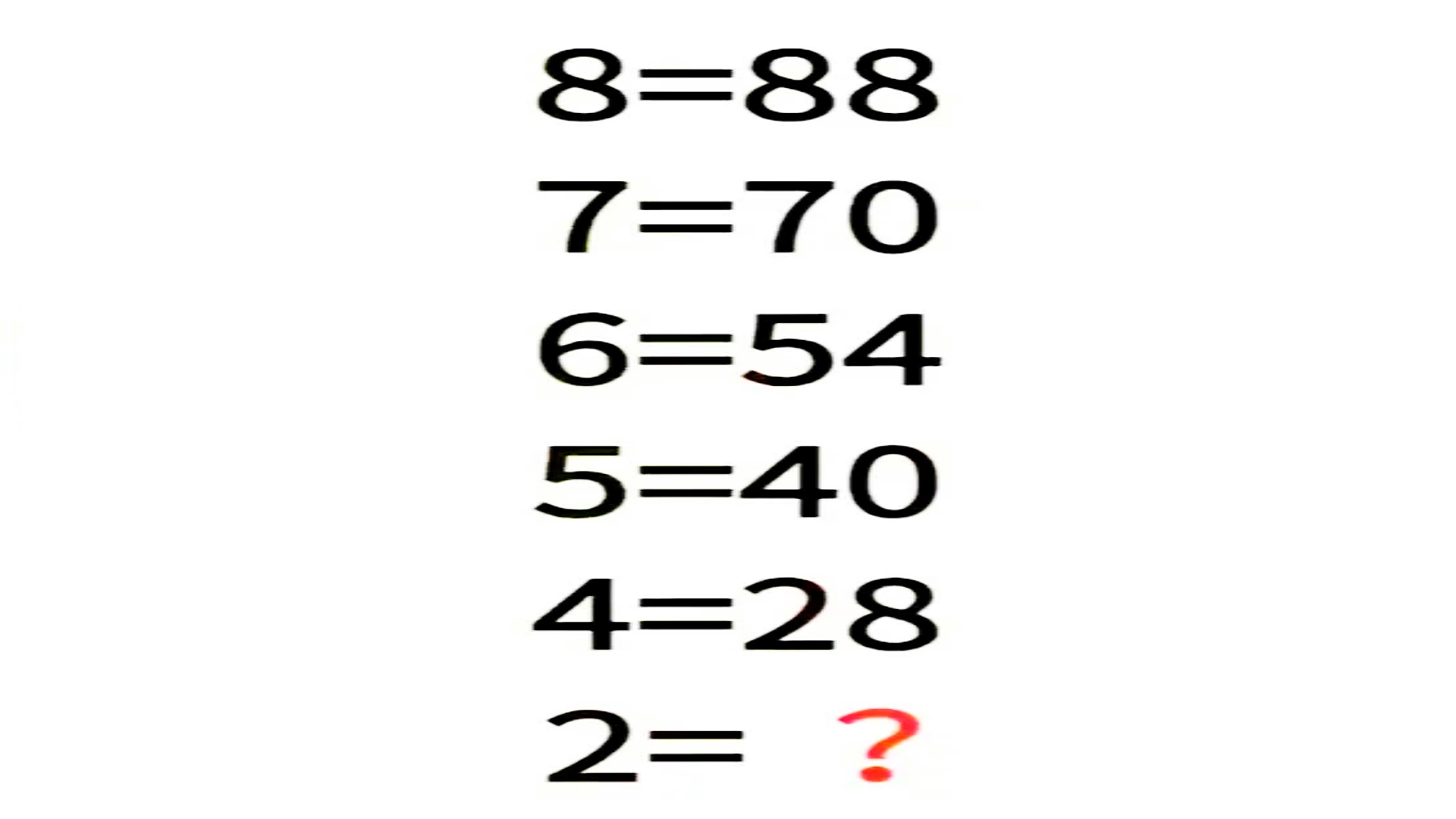 如题,已知条件如下,8=88,7=70,求2?