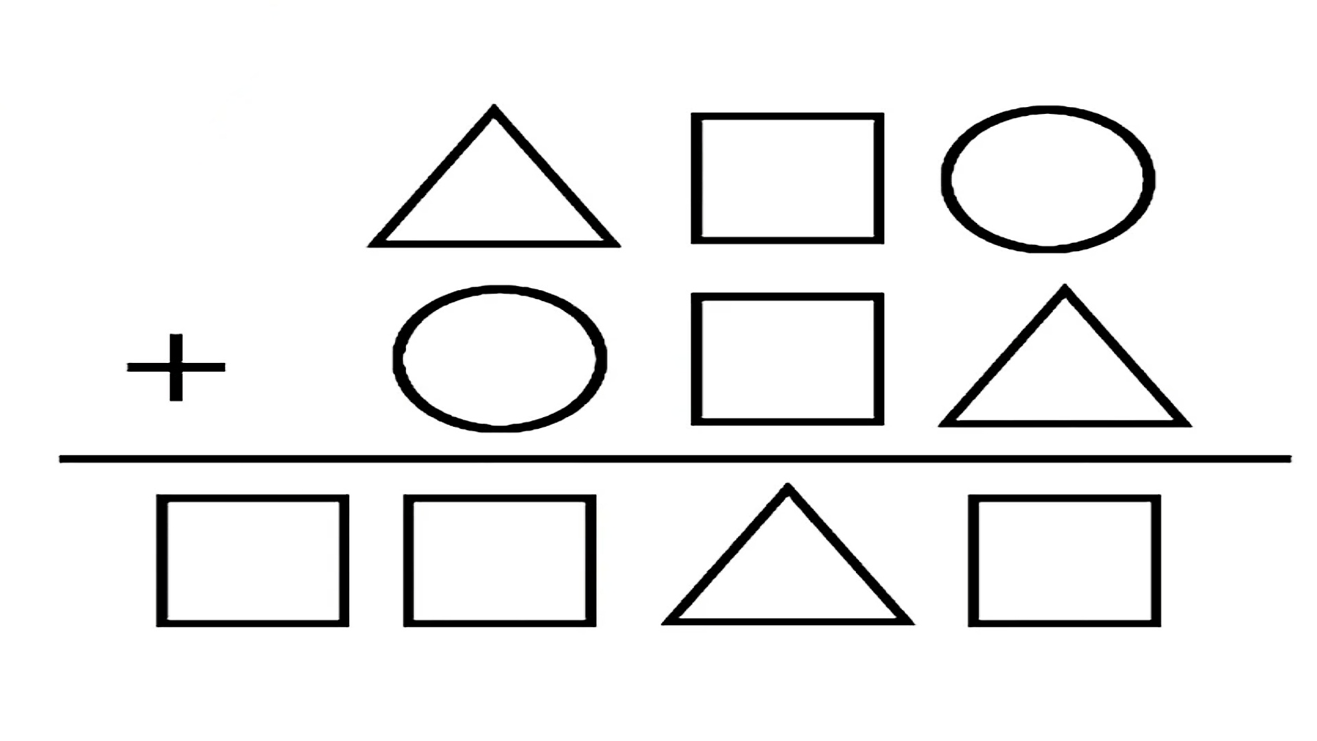 每天一道思维题:每个图形代表一个数字,每个图形分别是多少呢?