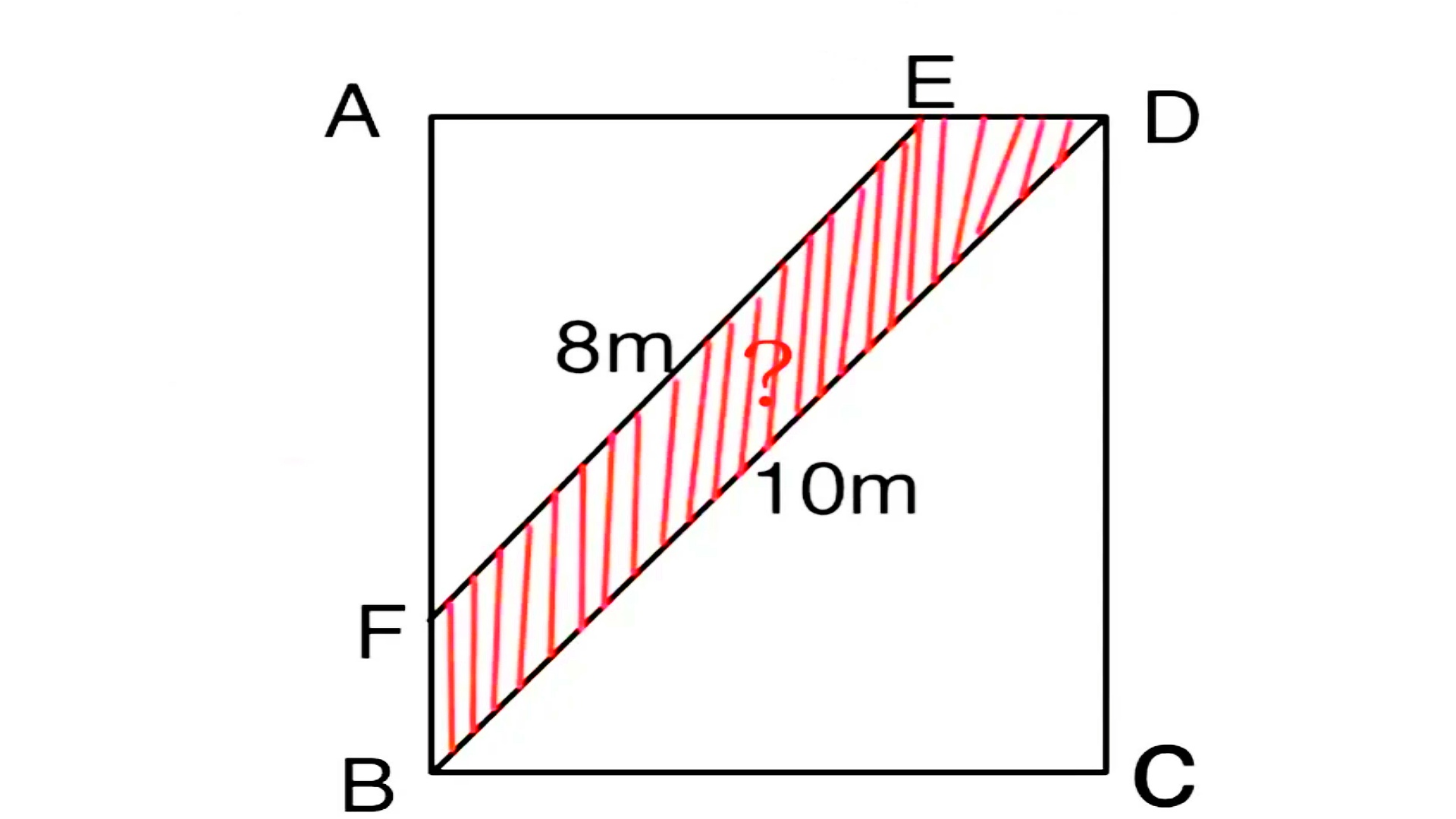 ef=8m,ed=fb,求梯形的阴影面积是多少?