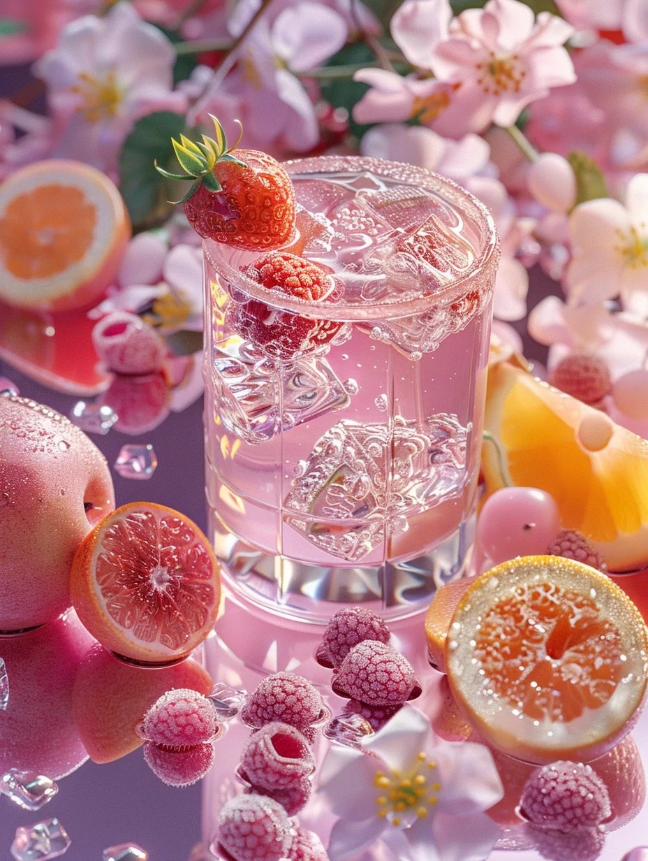 一瓶冰镇水果气泡水,那"嘶嘶"作响的气泡声,就像是大自然最动听的乐章