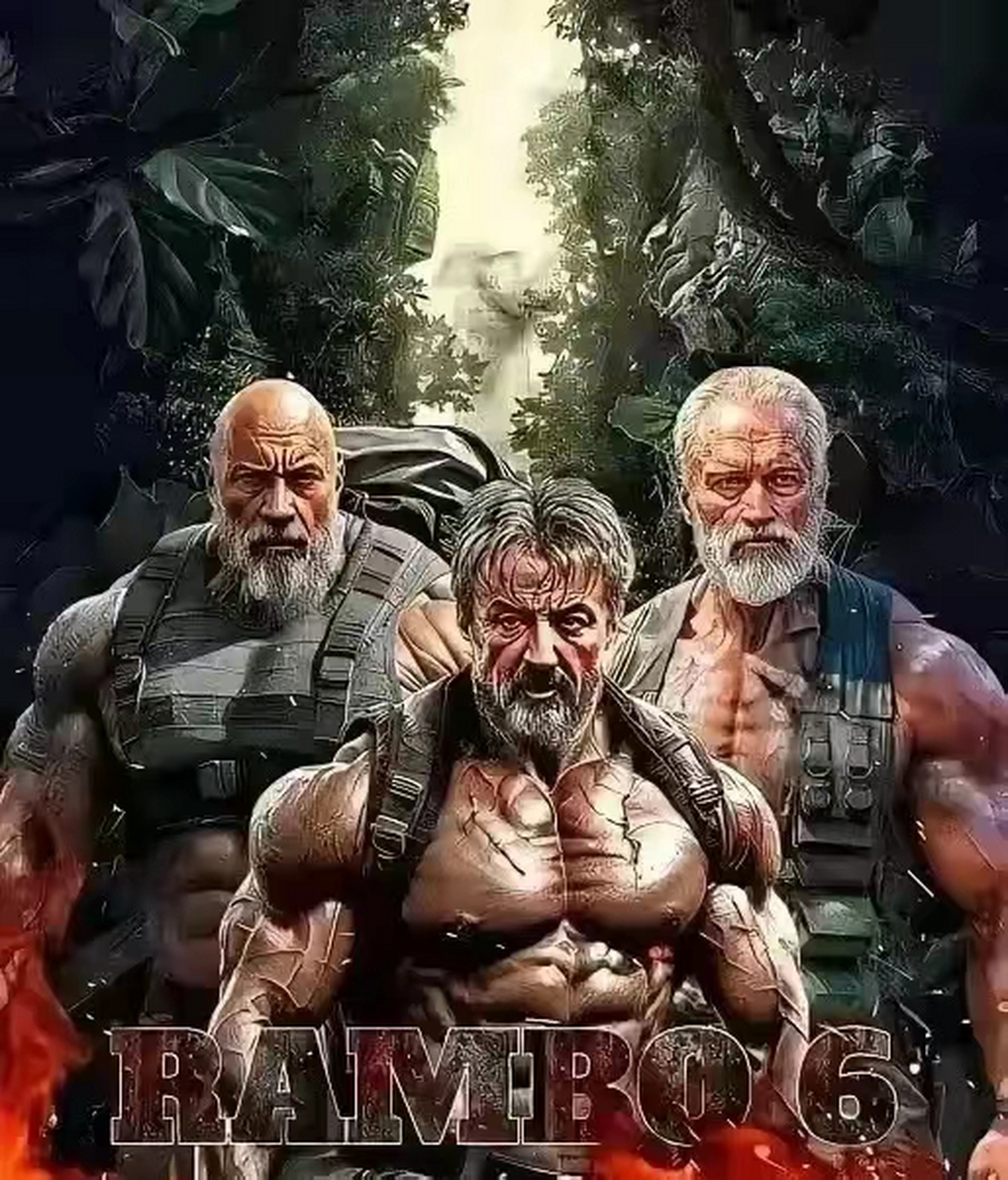 第一滴血6上映?这海报设计感十足啊!