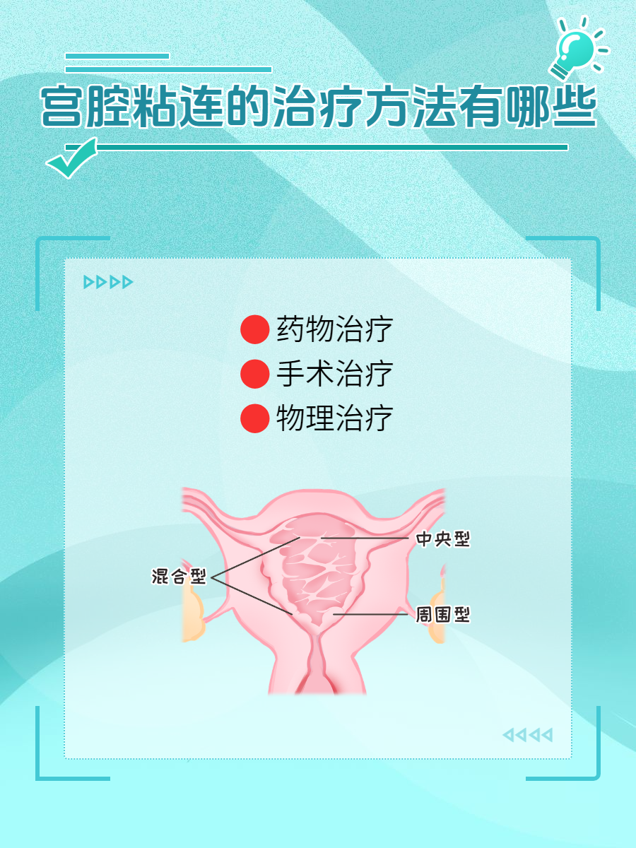 宫腔粘连的治疗方法有哪些?