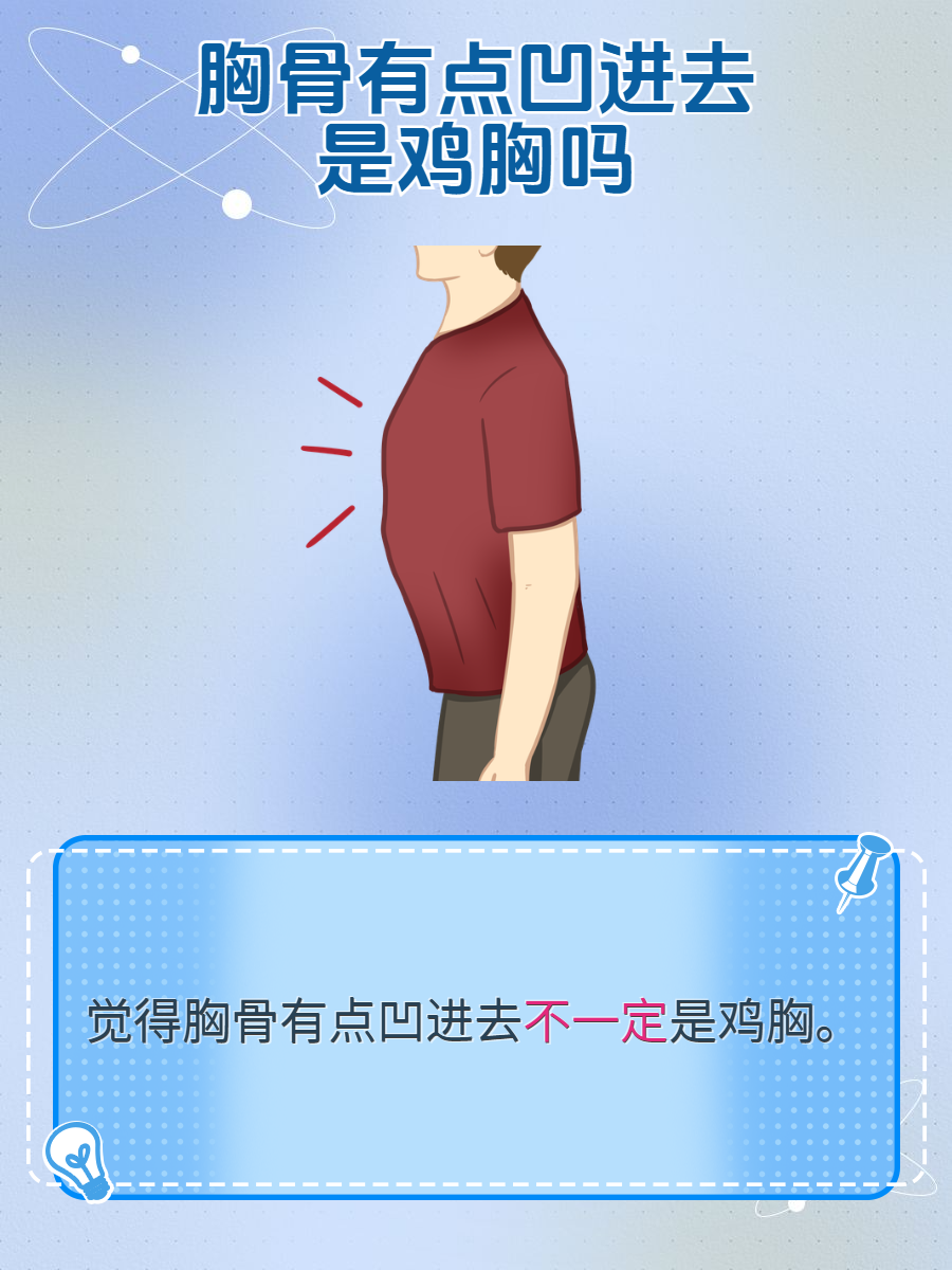 一图揭秘  胸部有点凹进去?你可能会想:"这是不是鸡胸?