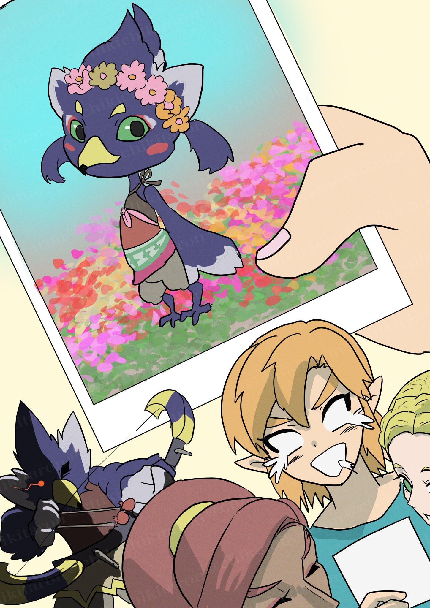 力巴尔:知道了我的秘密,准备吃炸弹箭吧林克!#塞尔达传说# #游戏