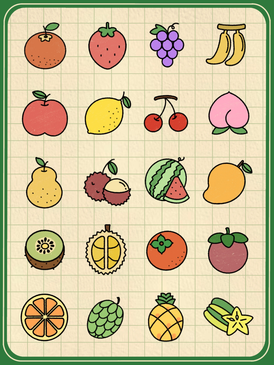 橙子简笔画怎么画?第一个就是!