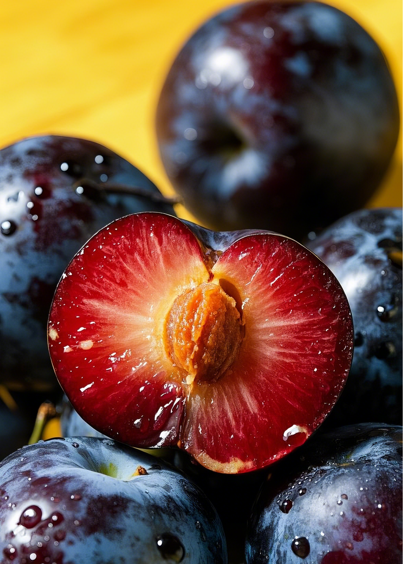 盛夏时节,当阳光洒满大地,一种红艳艳的水果也悄然成熟,它就是李子