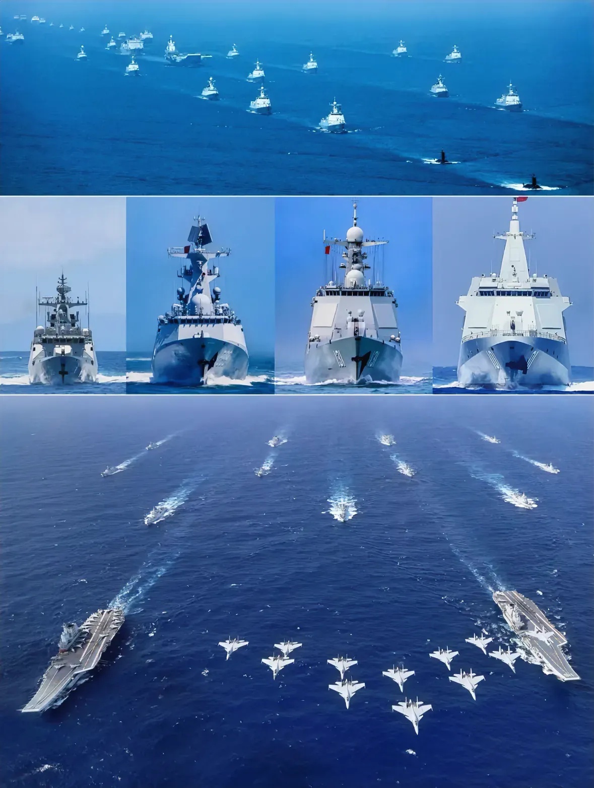 052e新一代通用驱逐舰国产055型驱逐舰和国产超大型集装箱船052d052c