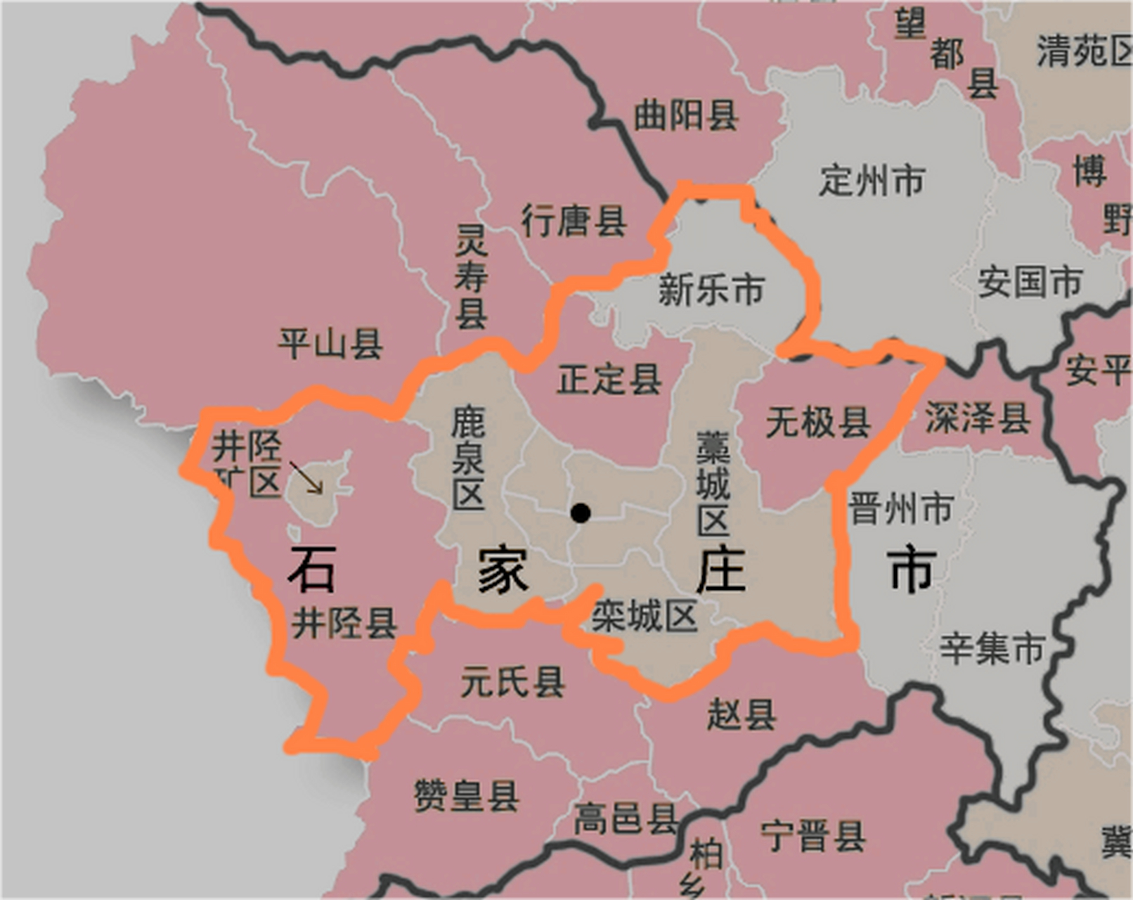 石家庄是目前全国省会城市当中下辖行政区最多的一个.