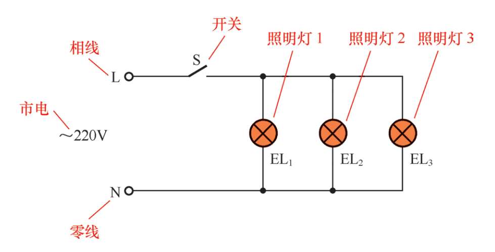 四地控制一盏灯接线图图片