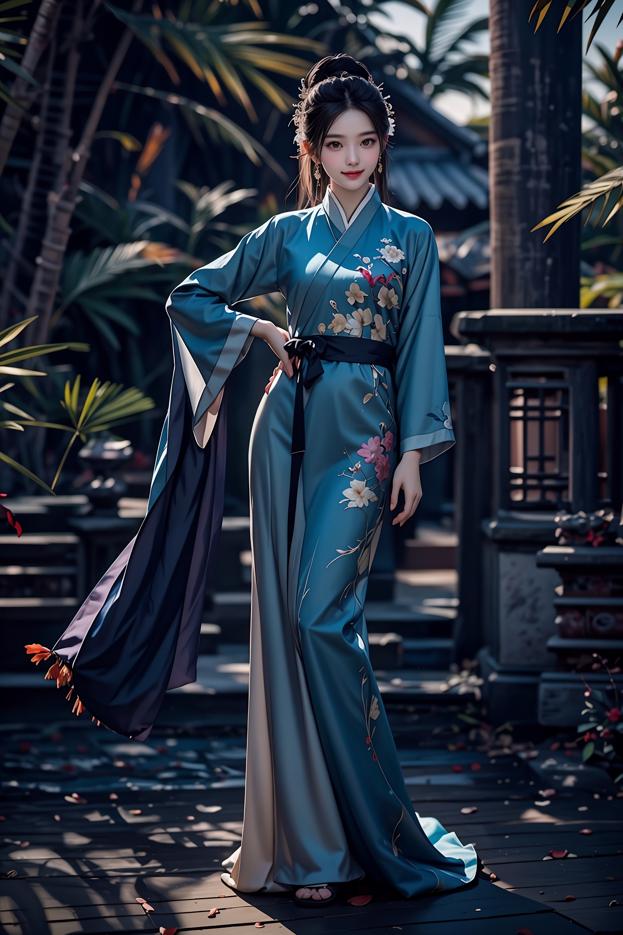 动态连更挑战# #ai美女图片# #美女# #ai美女壁纸# 	在那潺潺的河