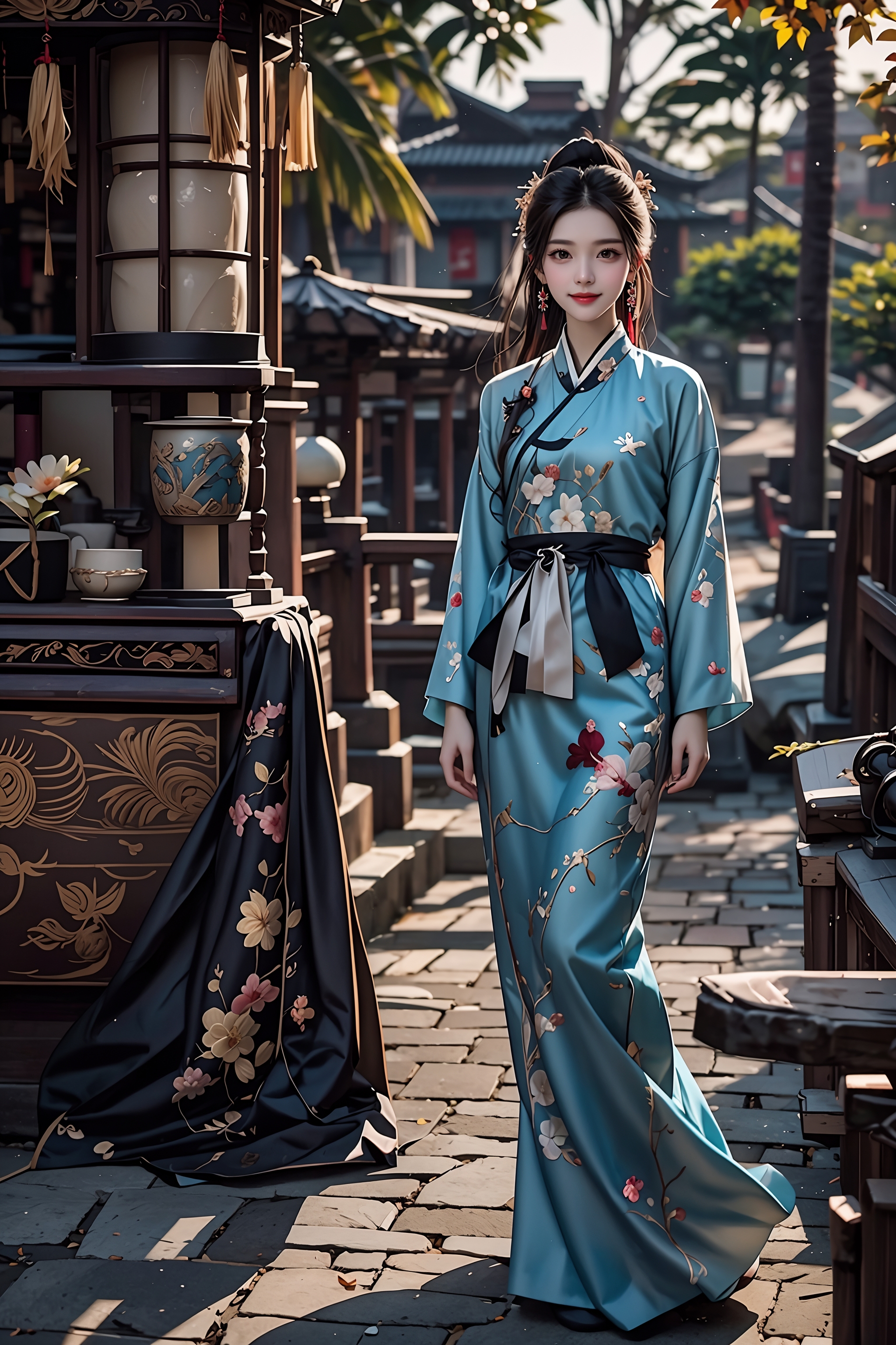 动态连更挑战# #ai美女图片# #美女# #ai美女壁纸# 	在那潺潺的河