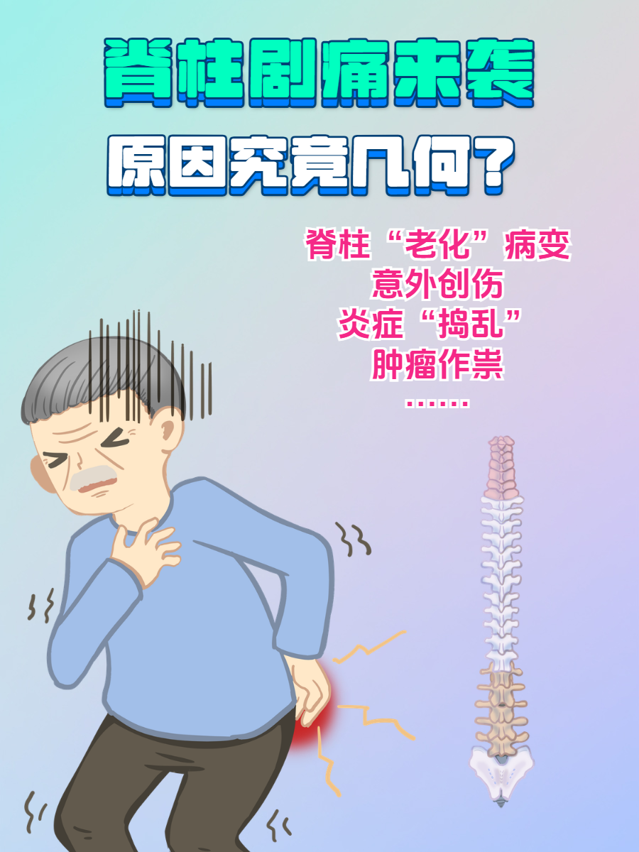 脊柱突然疼得厉害,每一次呼吸,每一个动作都牵扯
