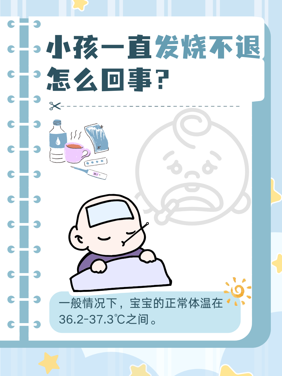 小孩子发烧是最常见的问题