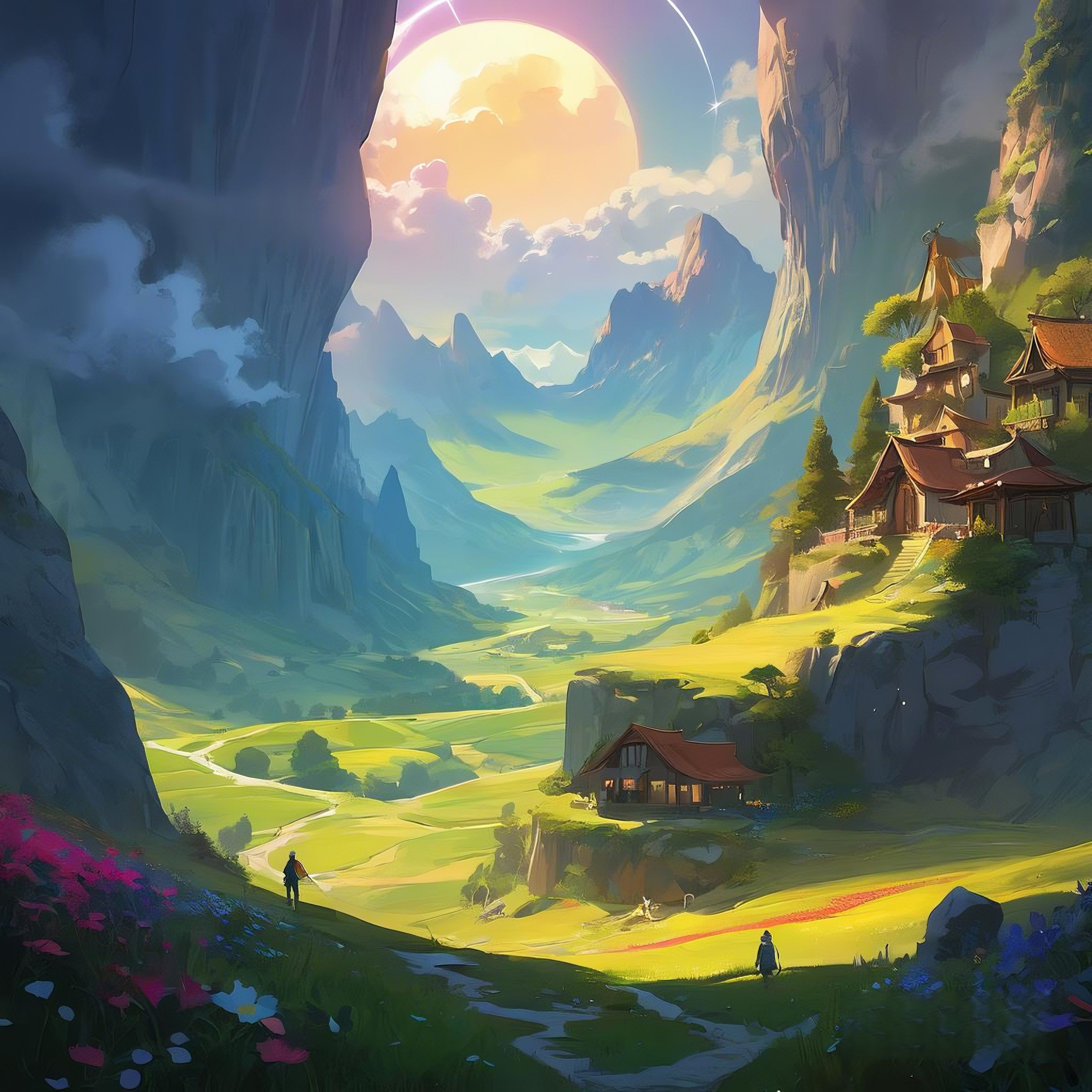 奇幻谷地 穿梭于现实与幻想之间,古老传说与自然奇观