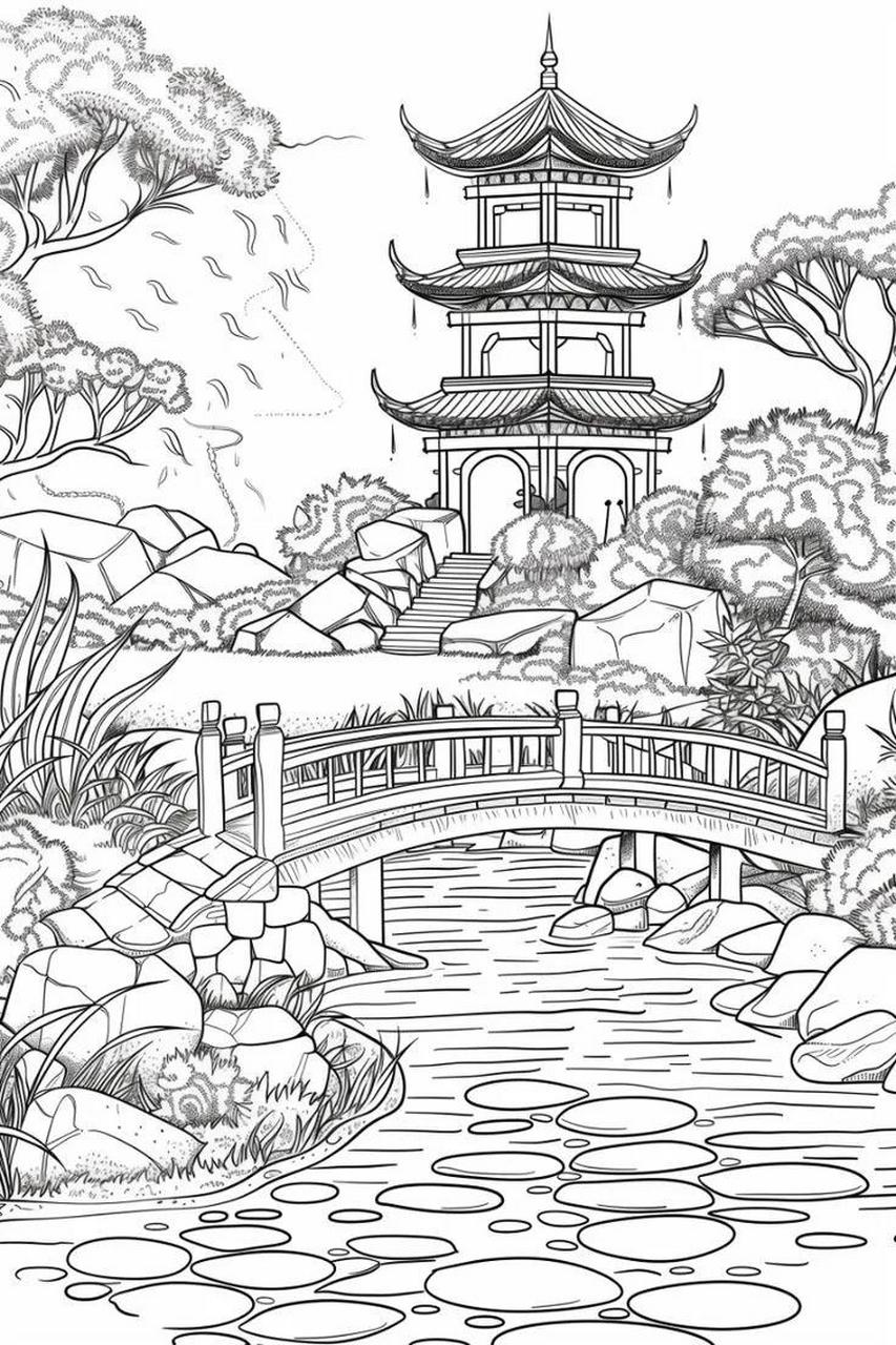 历史与文化的传承:古建筑是历史和文化的重要载体,手绘古建筑可以