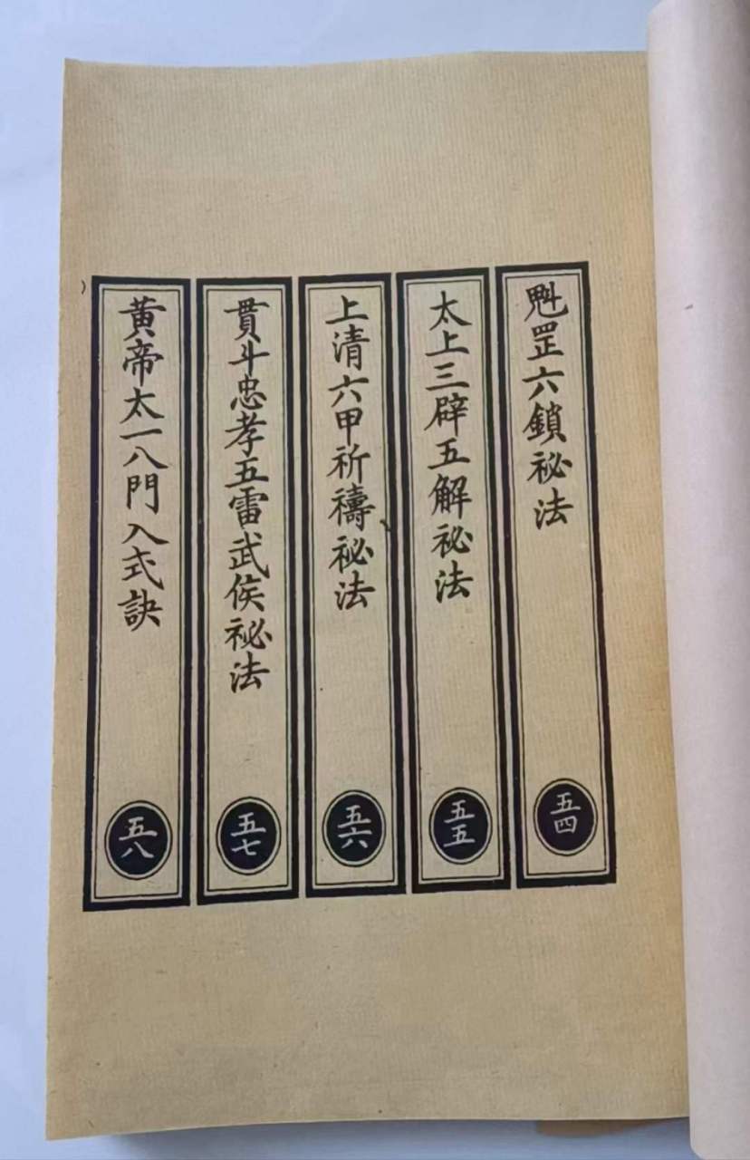六锁秘法》目录见二图,道家神通法术修炼书,弄身出神法,投胎换身法