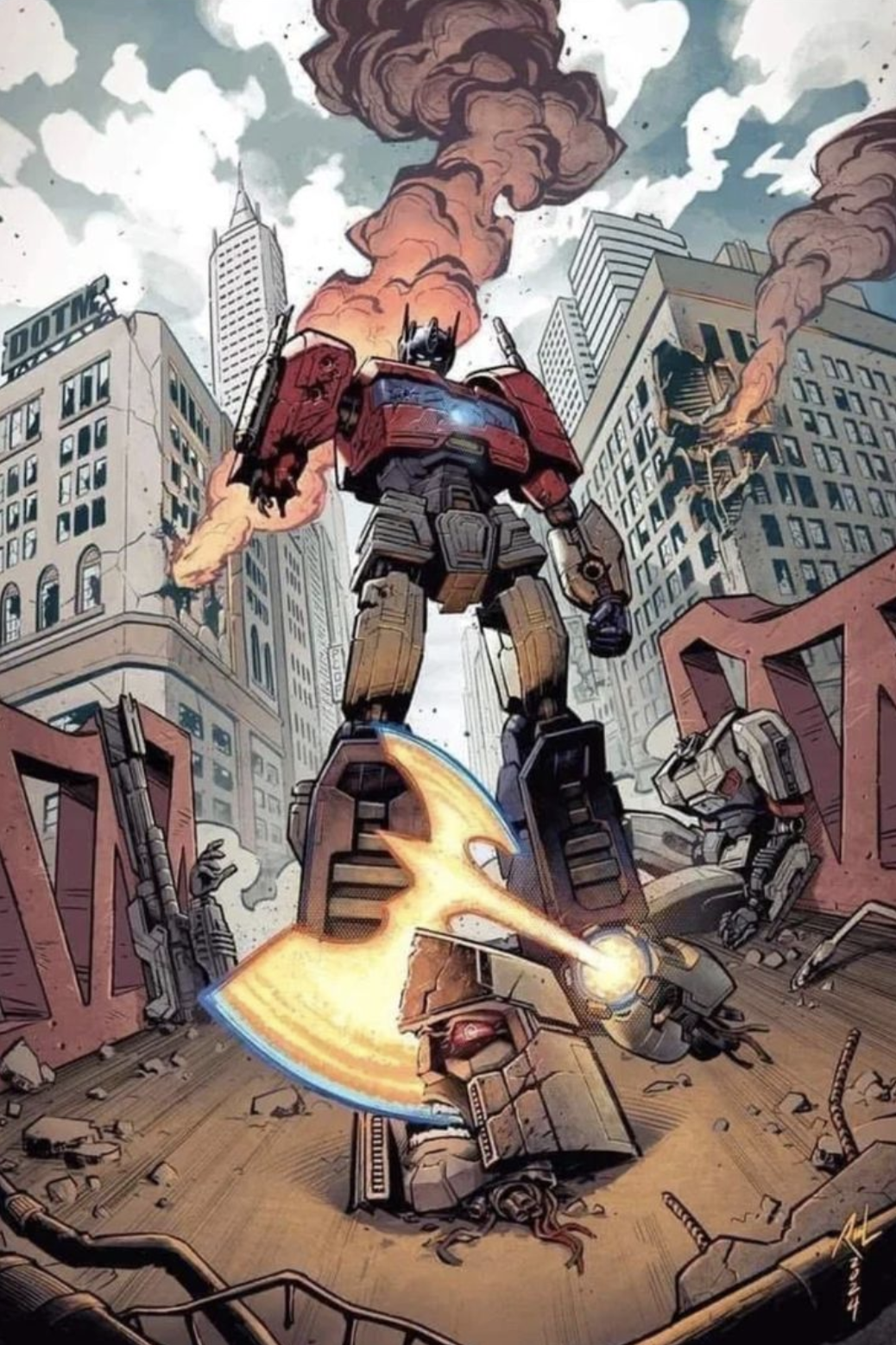 变形金刚g1# #变形金刚玩具# 变形金刚月黑之时,芝加哥决战故事剧情