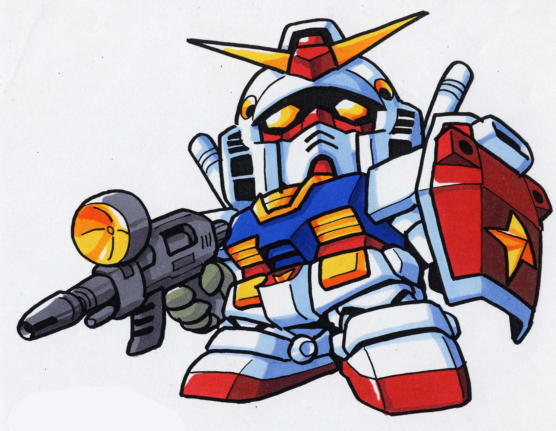 动漫# #二次元集结号# #二次元动漫# 机动战士高达人物q版造型设定