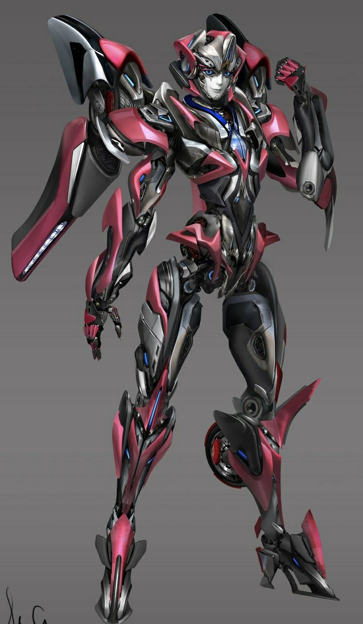 变形金刚插图# 变形金刚汽车人女性角色阿尔西的造型设定一直都很