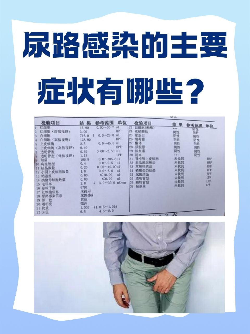 尿路感染的主要症状有哪些?