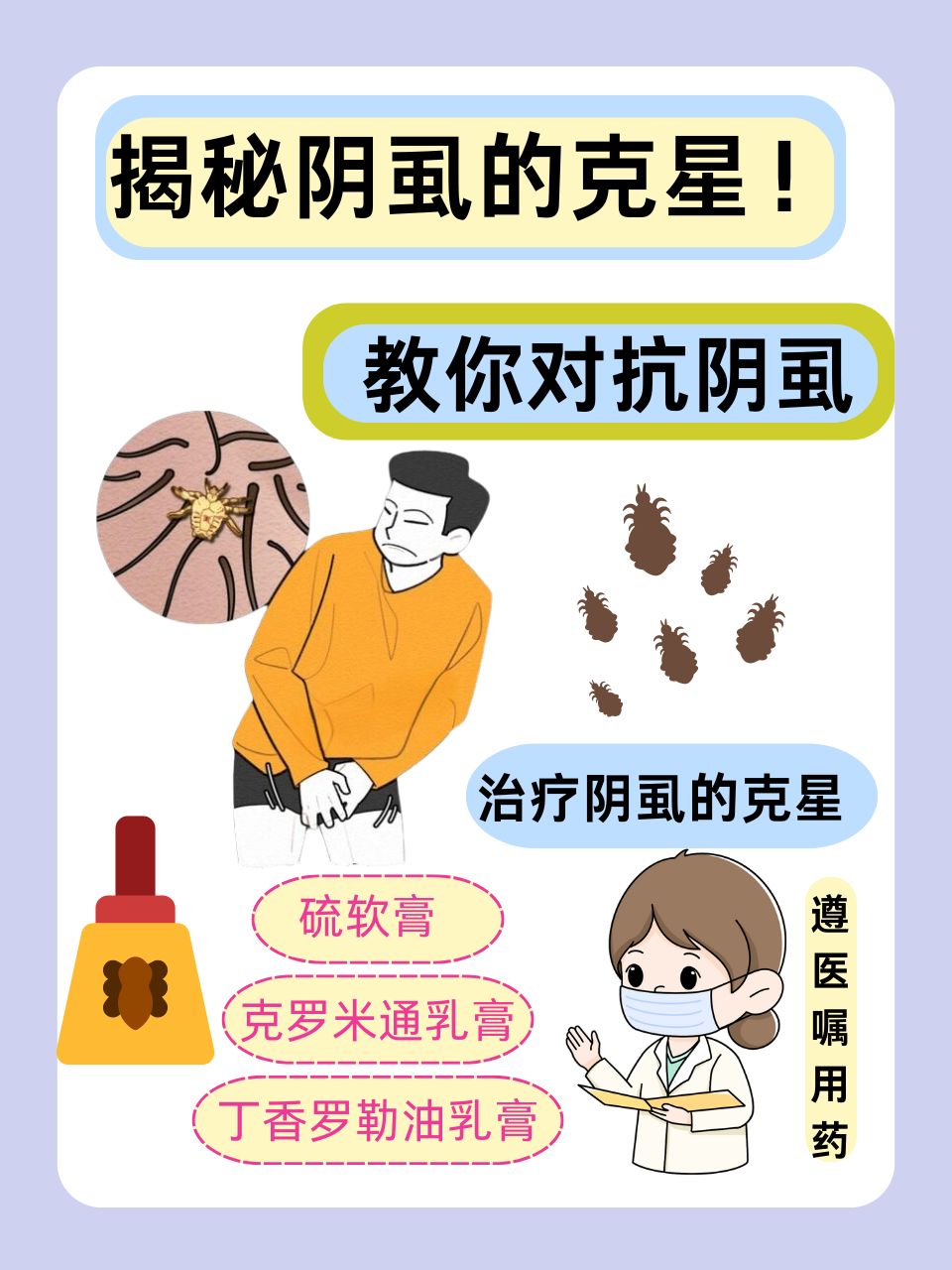 阴虱是一种寄生于人体毛发的寄生虫,主要通过性接触