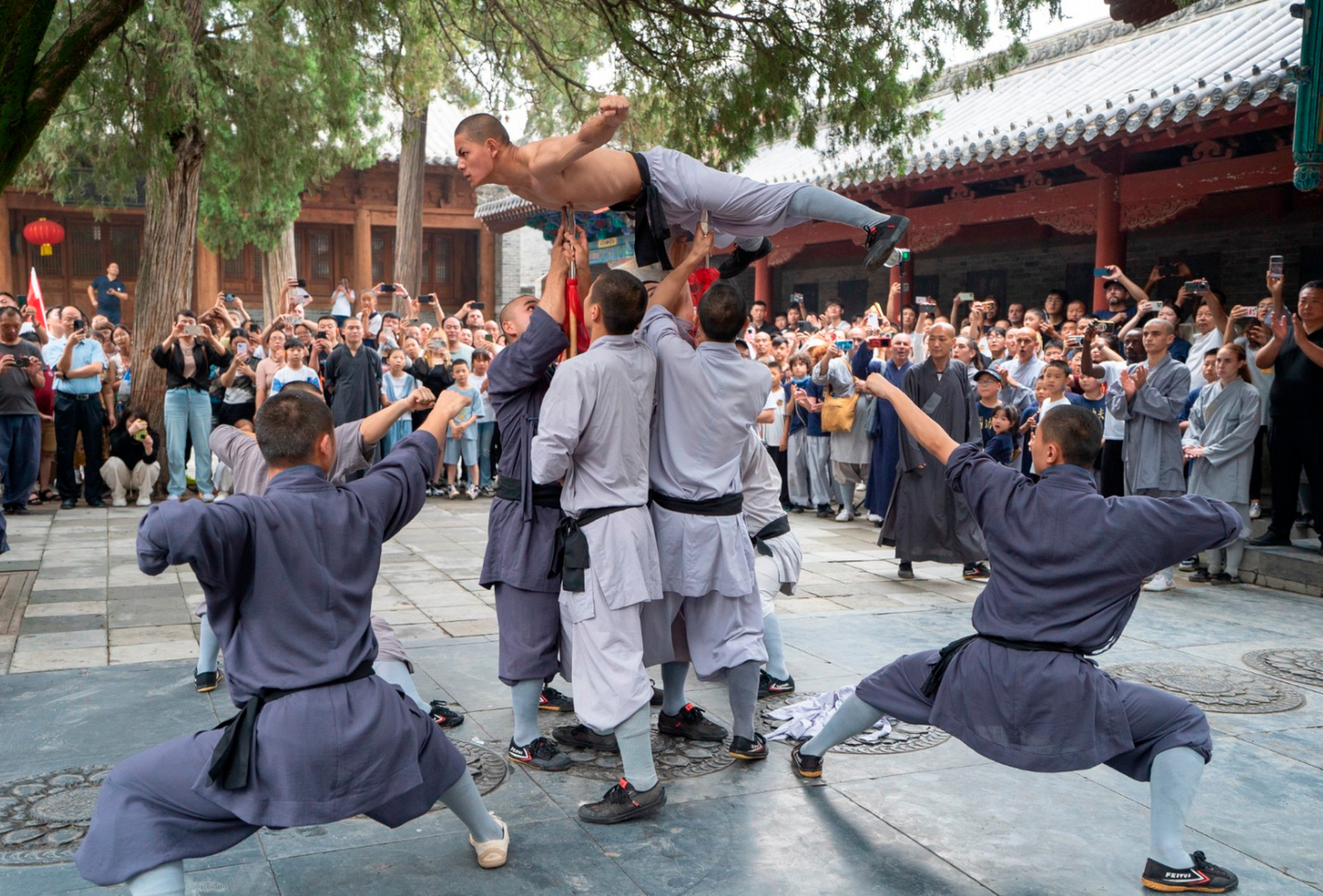 少林寺武功照片图片