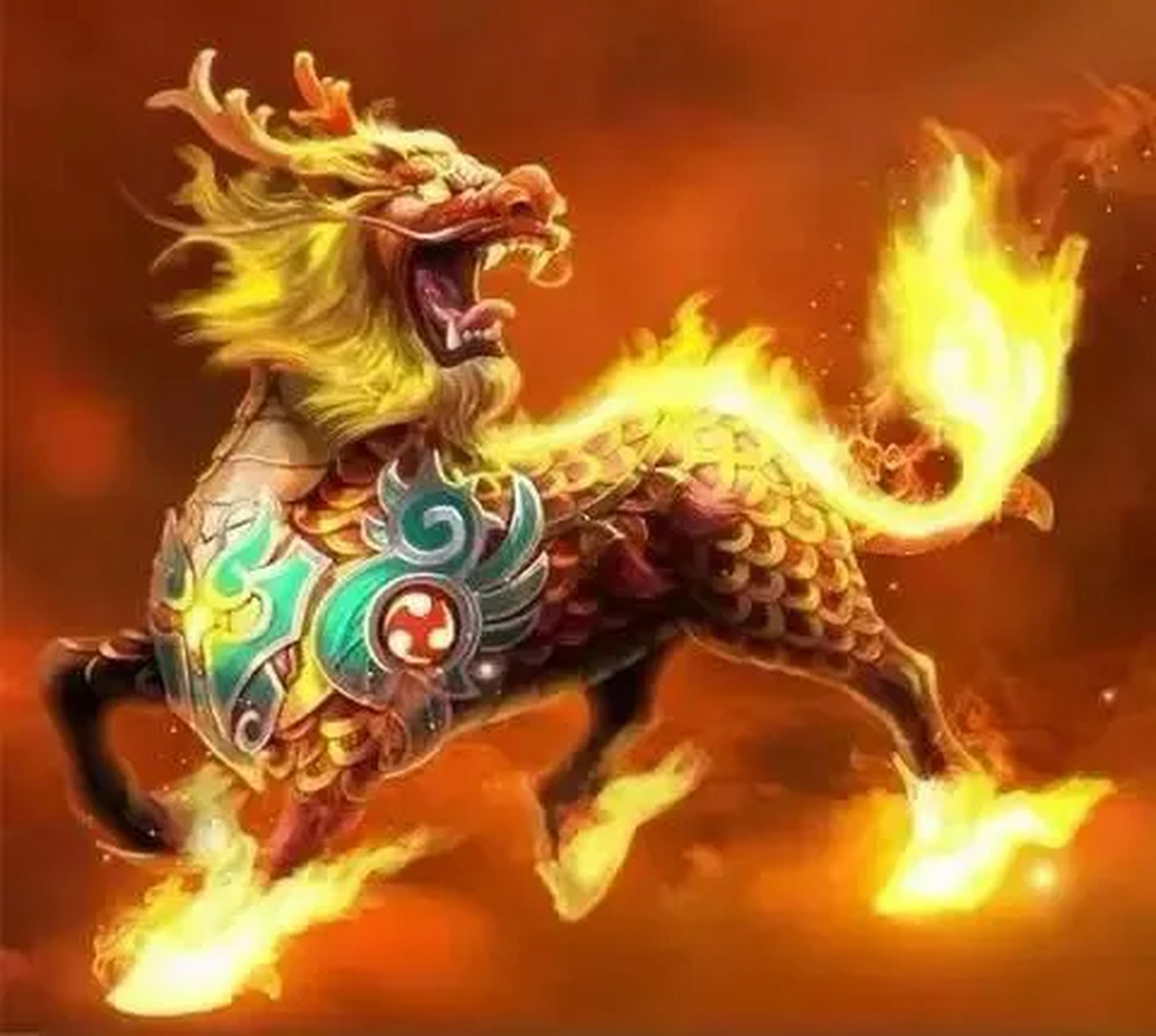 天庭十大神兽 第十名:夔牛 夔牛仅有一只脚,每次出现都会伴随着狂风