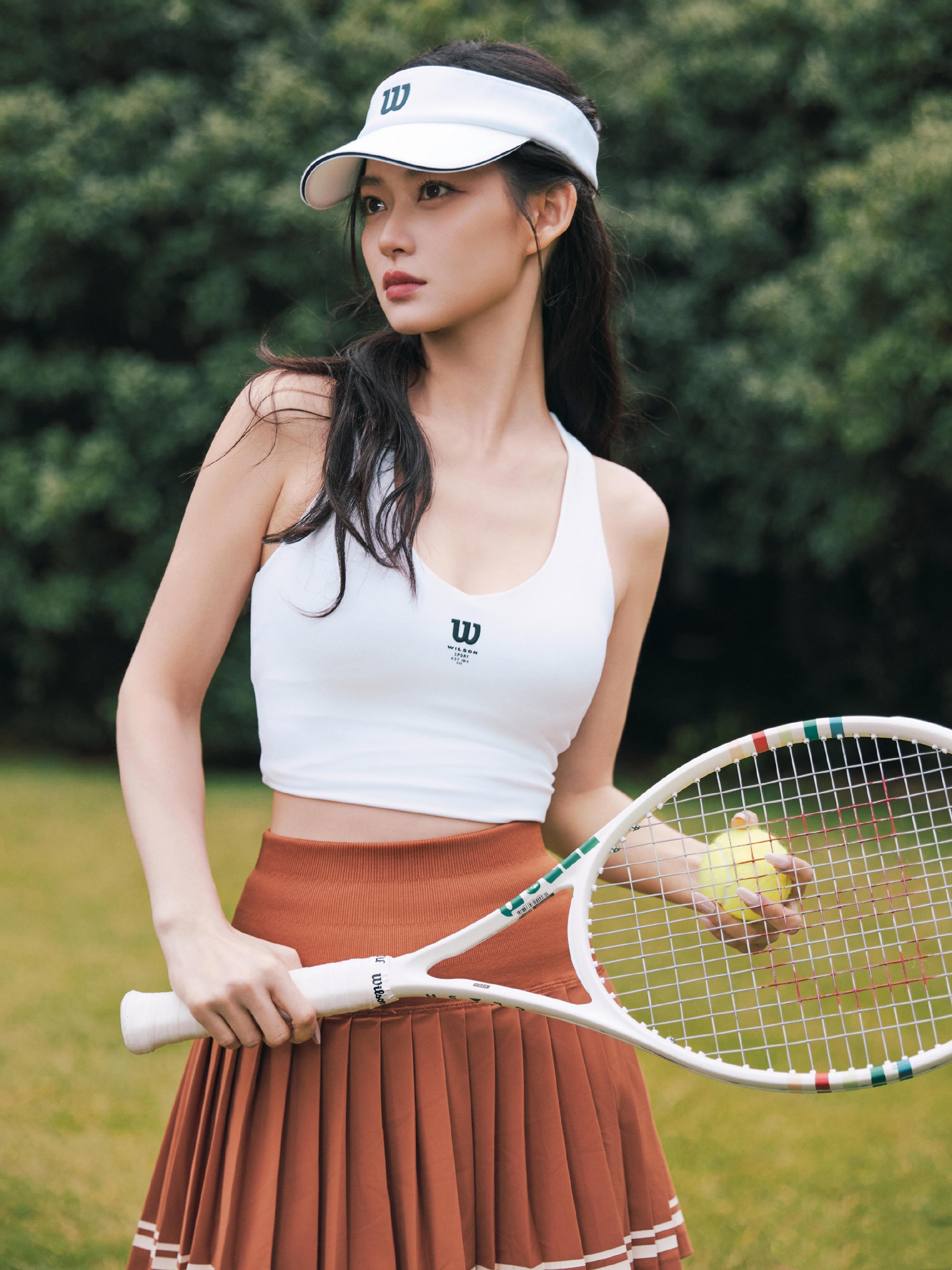 陈雨锶秋日运动穿搭今日网球少女