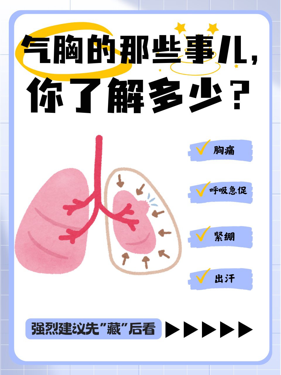 三种气胸的比较图图片