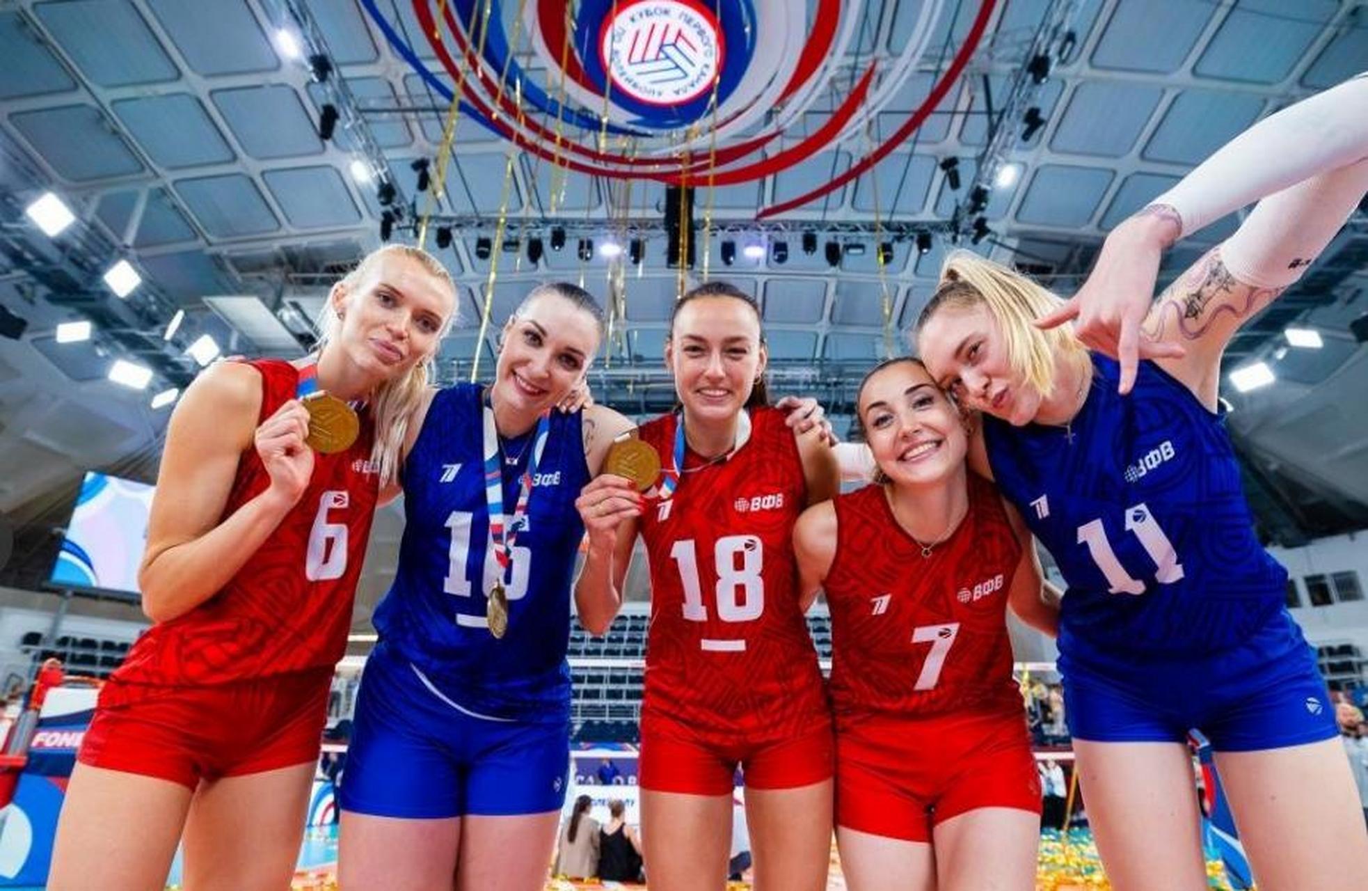 8月18日,在俄罗斯一频道杯排球赛女排比赛决赛中在莫斯科结束.