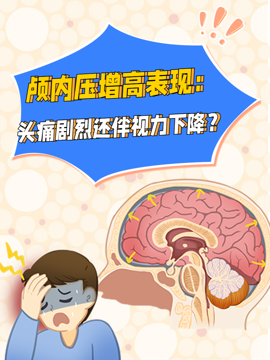 当脑组织肿胀,脑脊液增多或颅内占位