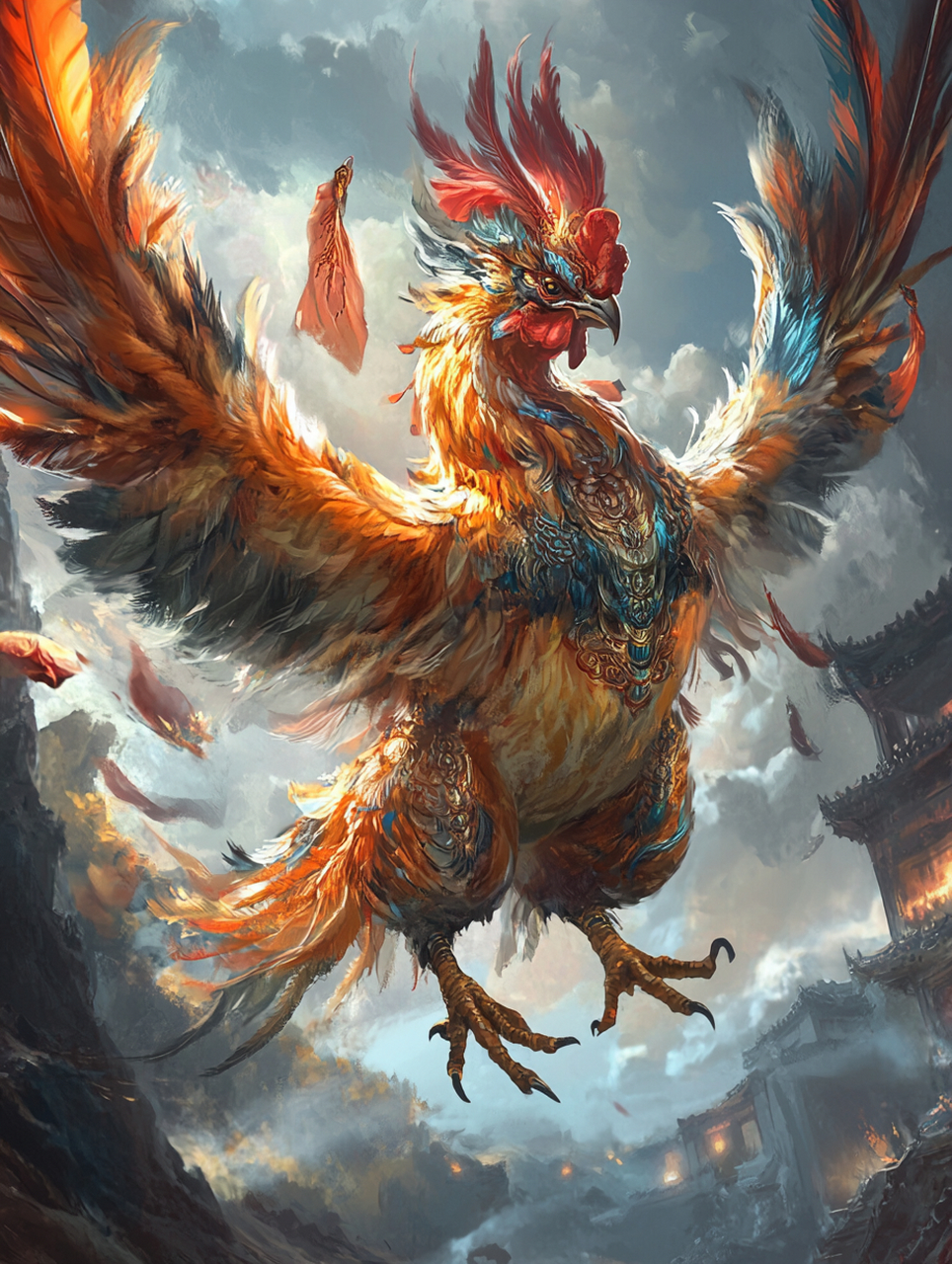 02鸟 付鸟(cháng  fū),是《68山海经》68中的一种异兽,68