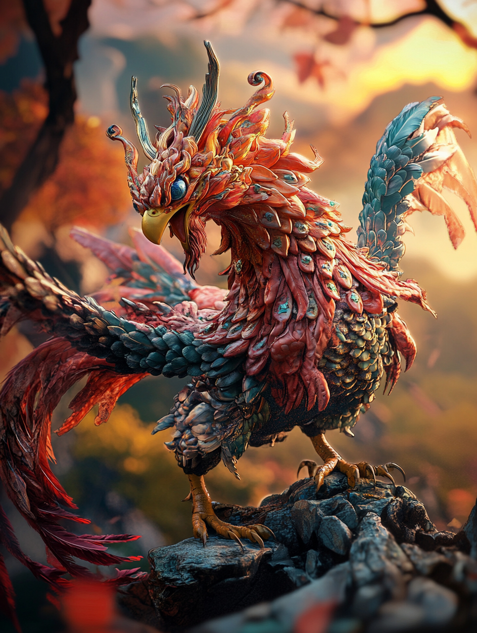 02鸟 付鸟(cháng  fū),是《68山海经》68中的一种异兽,68