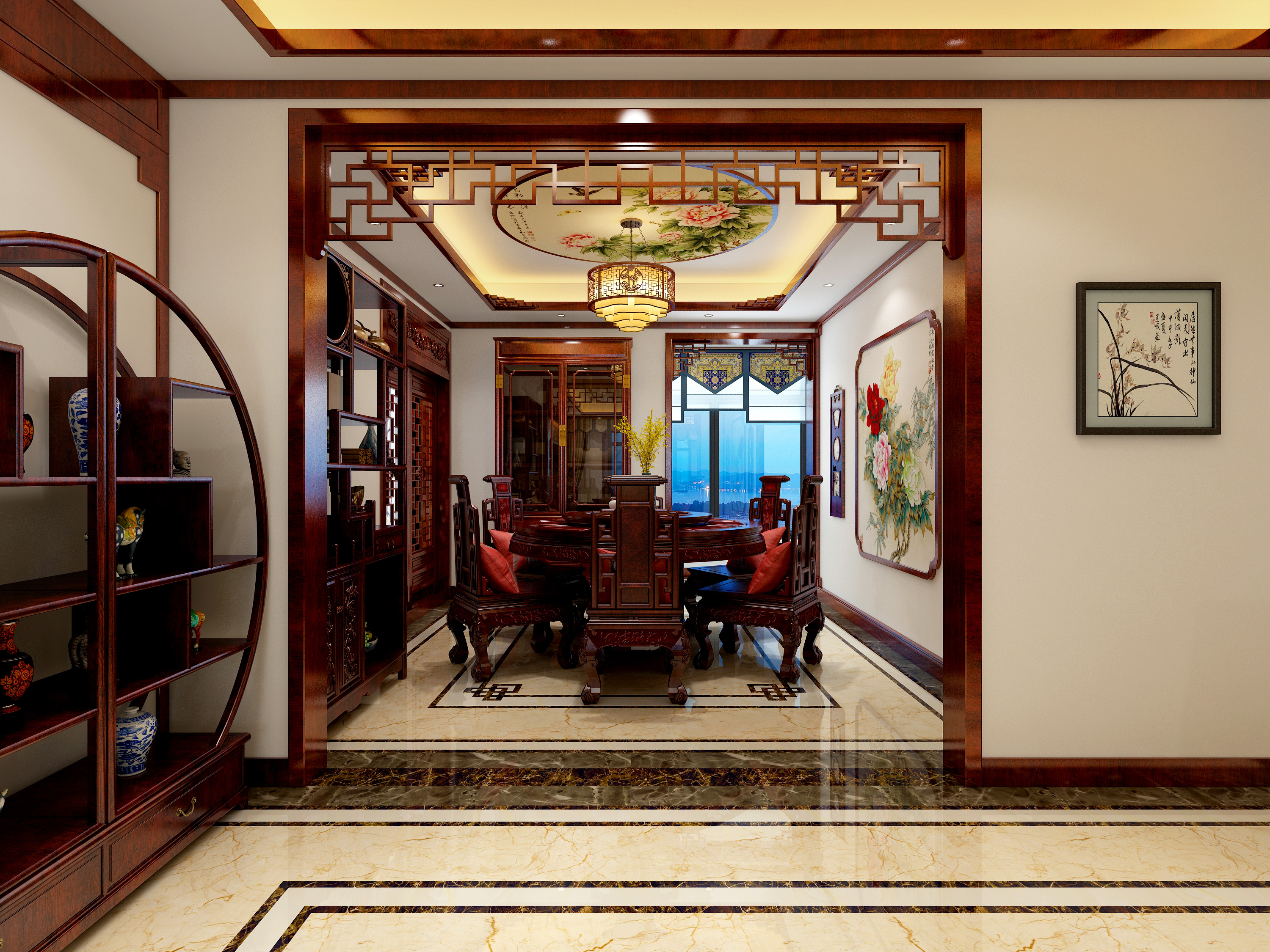 探寻这片天地无可复制的人未 古典中式装修效果图中式古典风格装修