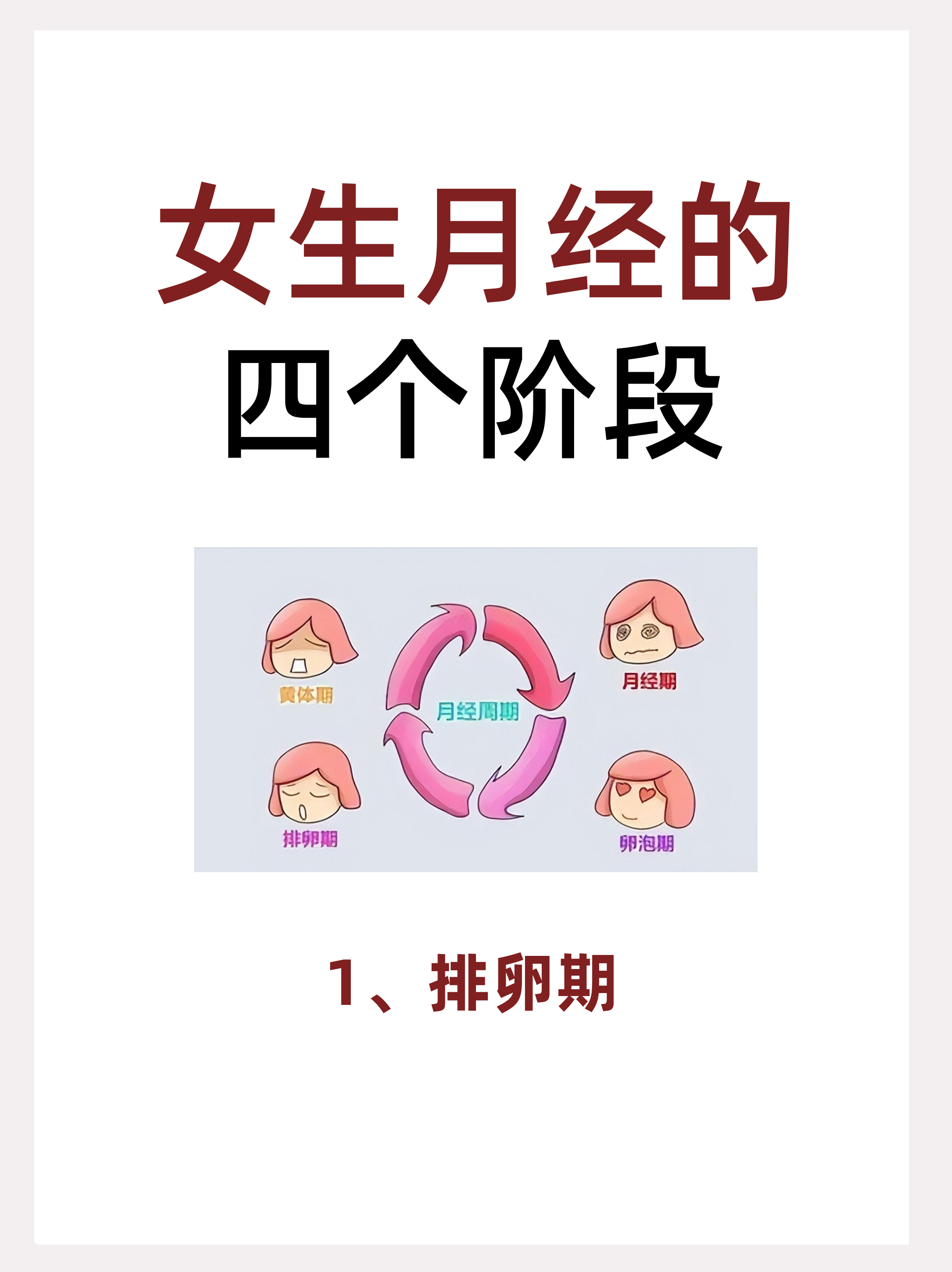 女孩子为什么会来月经