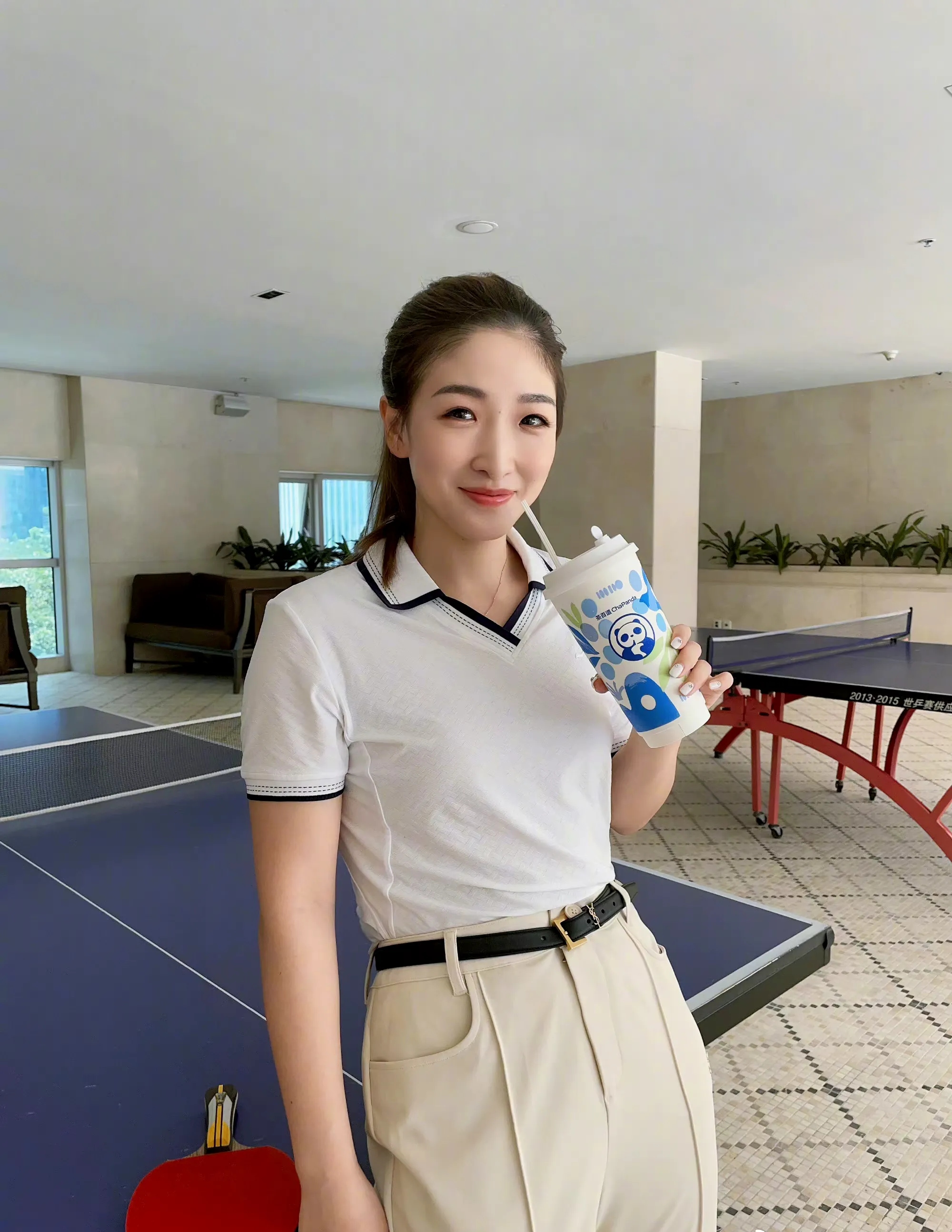 没想到,那家奶茶店的反应超快!刘诗雯的话才说