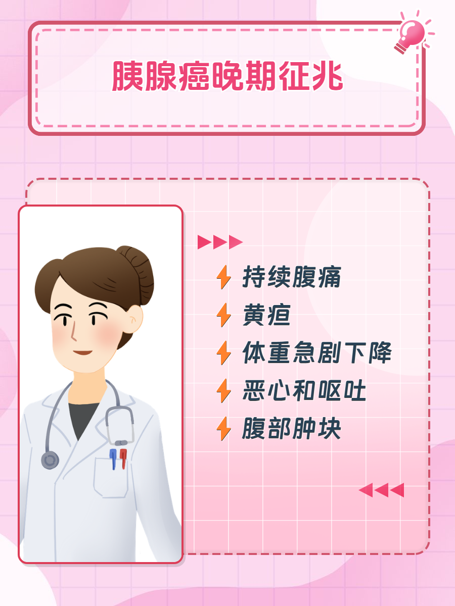 你了解吗  今天,要谈论一个非常严肃的话题——胰腺癌晚期的征兆.