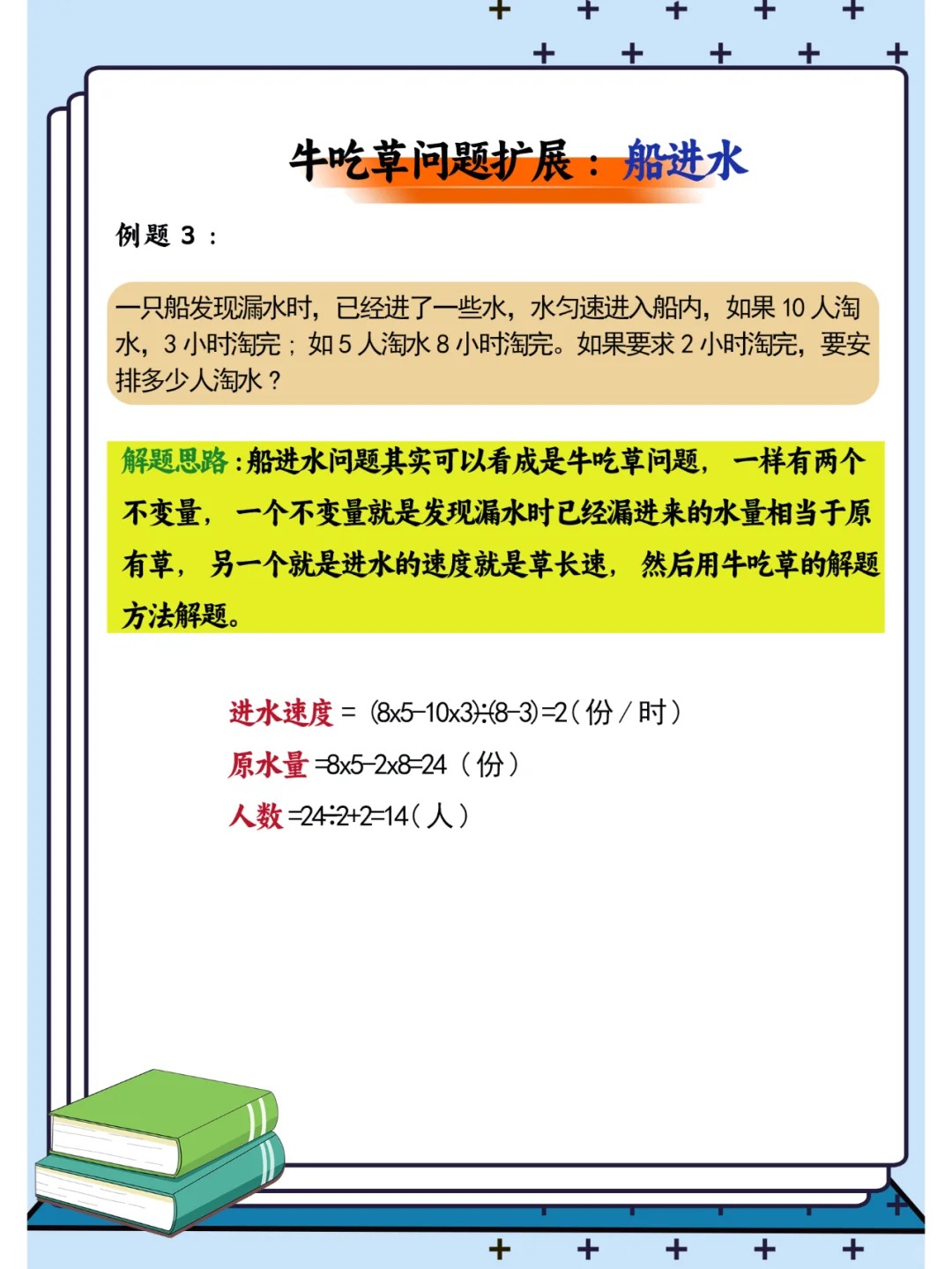 笼一样,都是考试常见题型  解答这类题目的关键是从变化中找出不变量