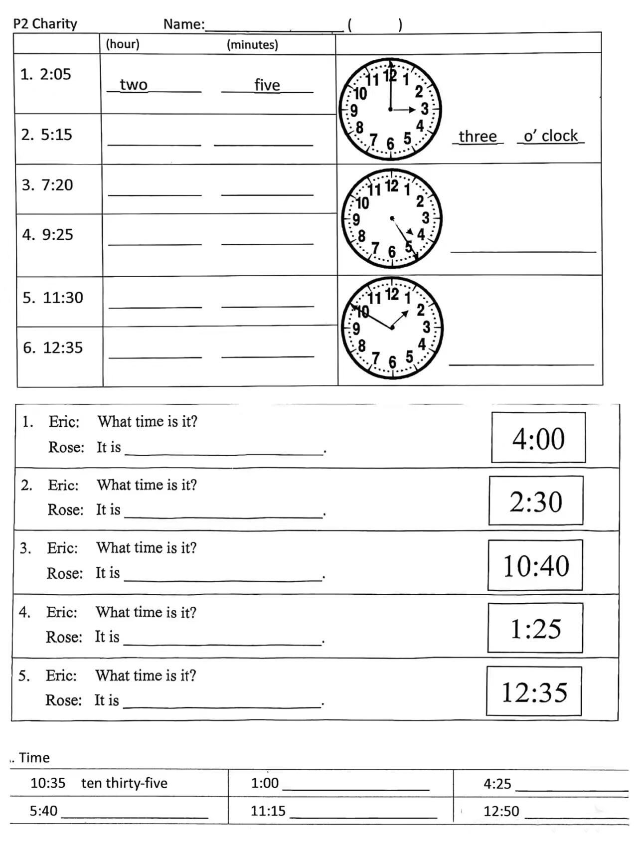 初中英语时间的表达法,这里都齐了