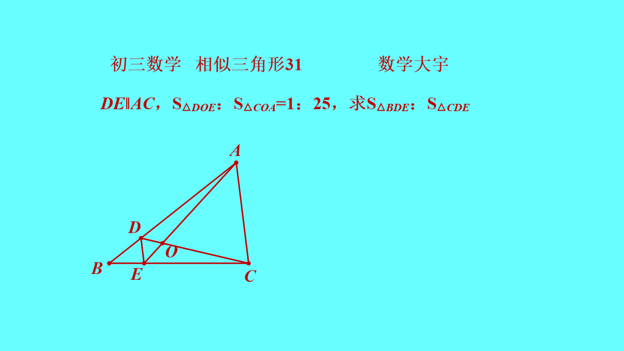 相似三角形艺术字图片