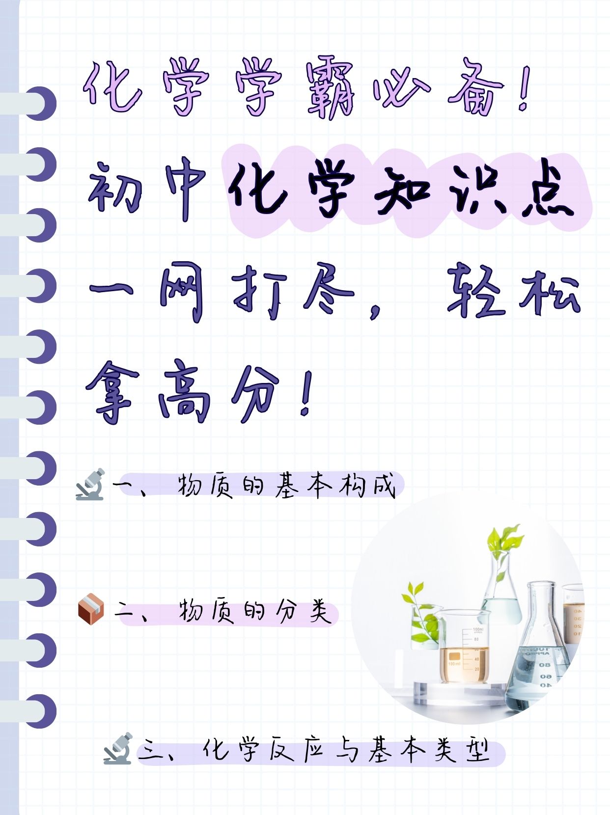 初中化学知识点一网打尽轻松拿高分