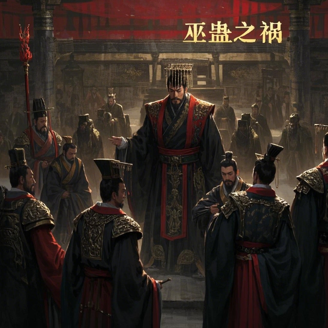 汉武帝晚年,长安城内风云变幻,一场突如其来的"巫