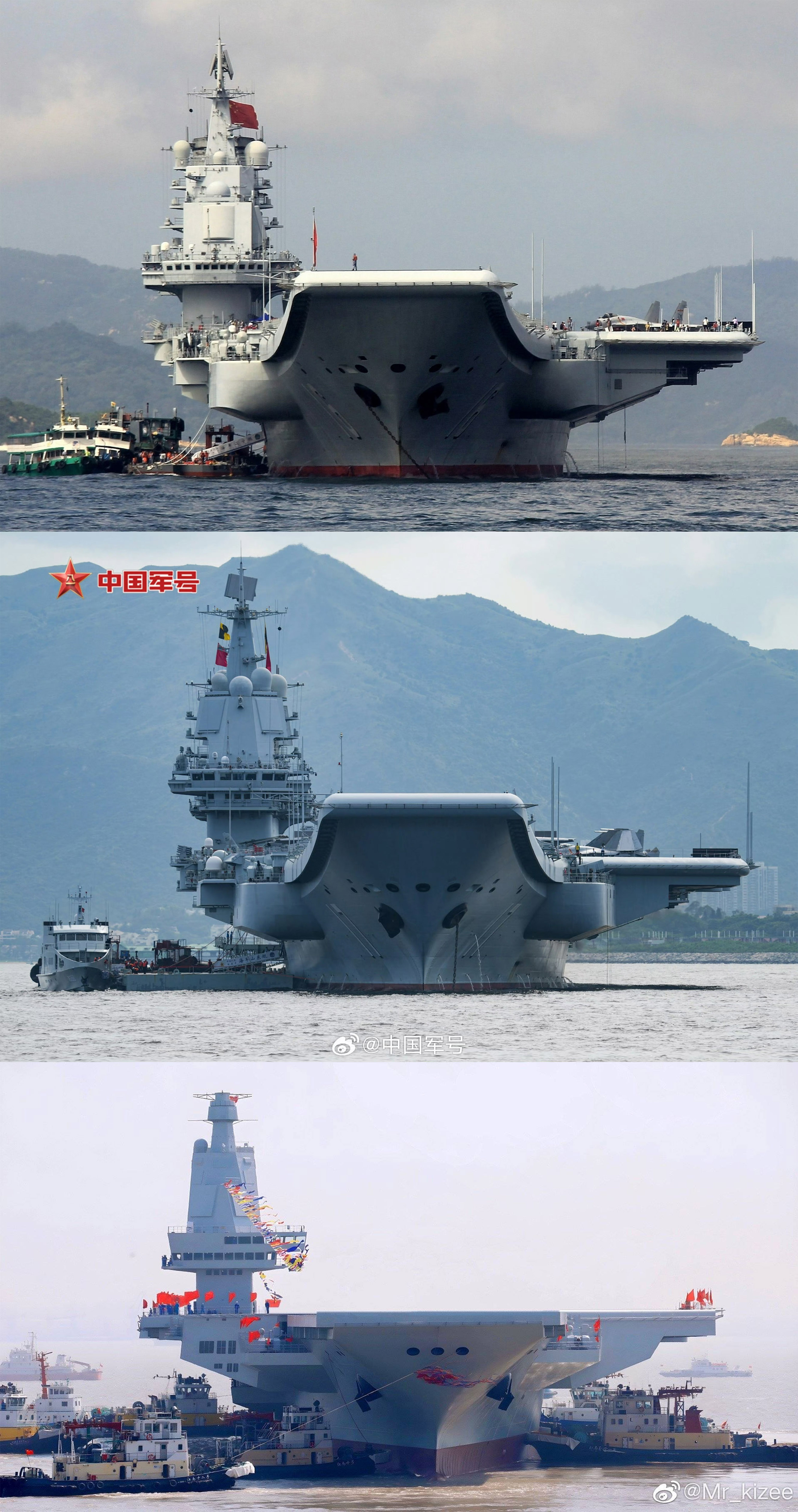 航空创作计划# 我国海军目前已经拥有3艘航空母舰,分别是辽宁舰,山 