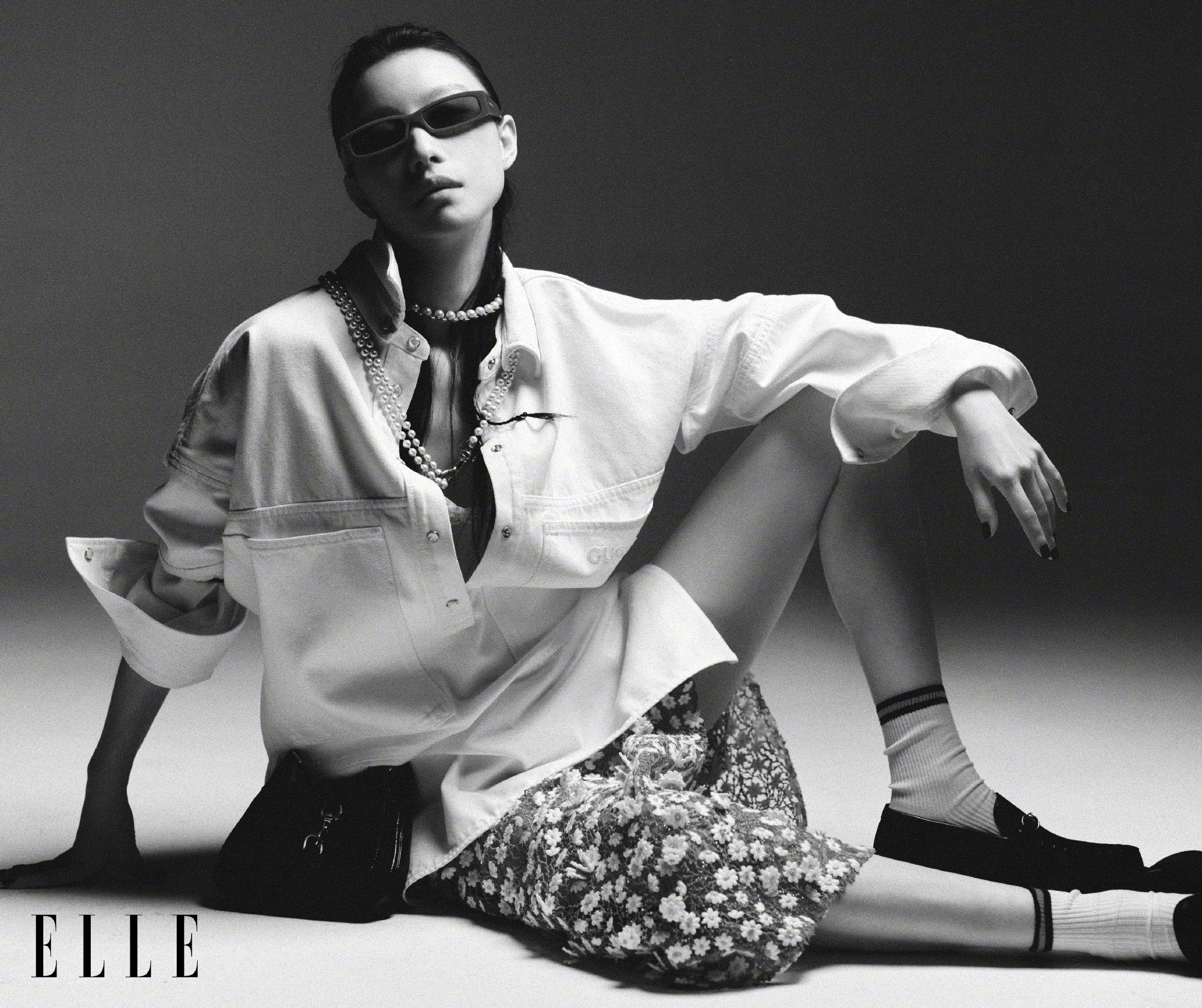 倪妮elle 十二月刊封面发布,今年继v杂志,时尚芭莎,时装之后收获的第