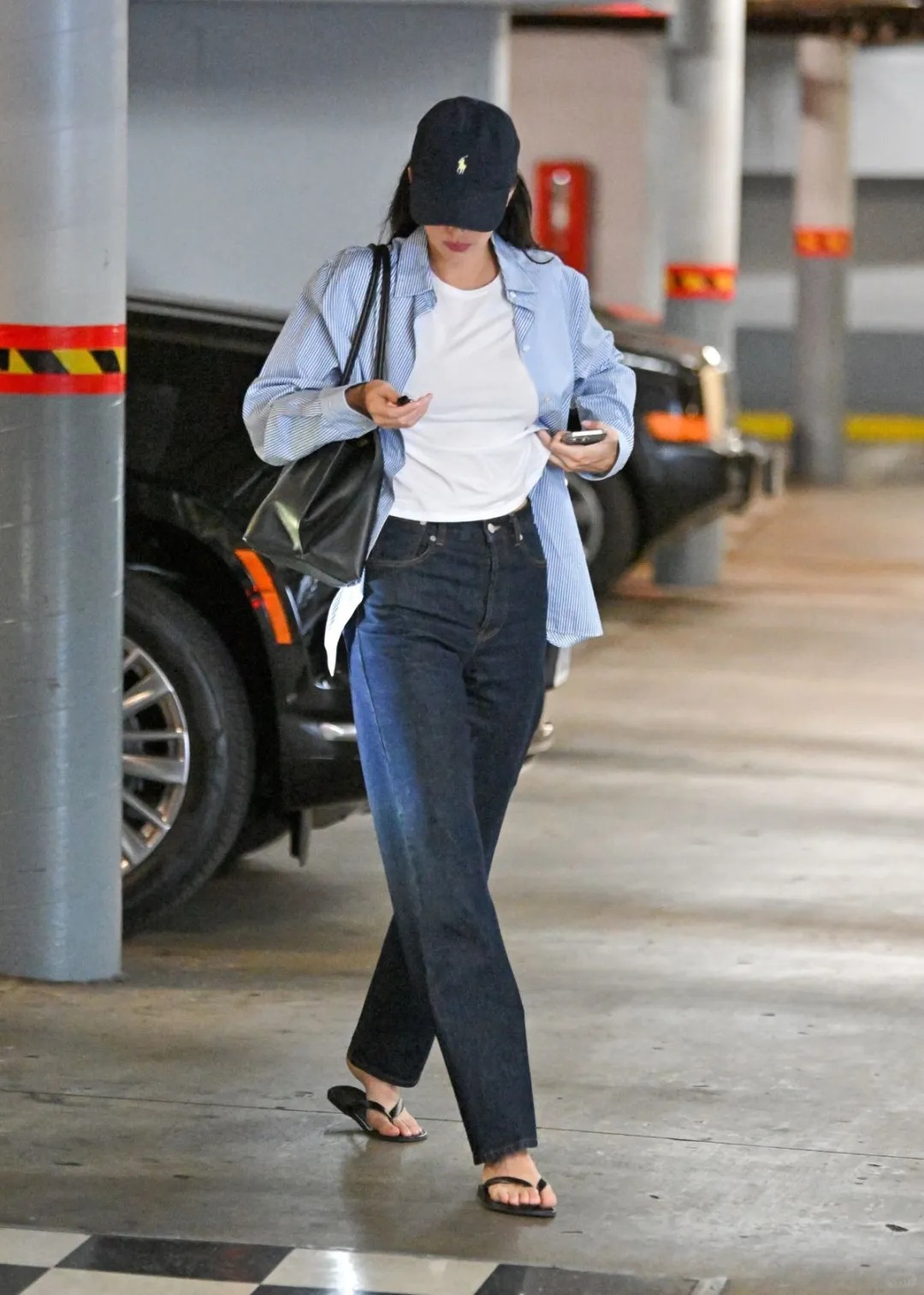 超模肯豆最新街拍!